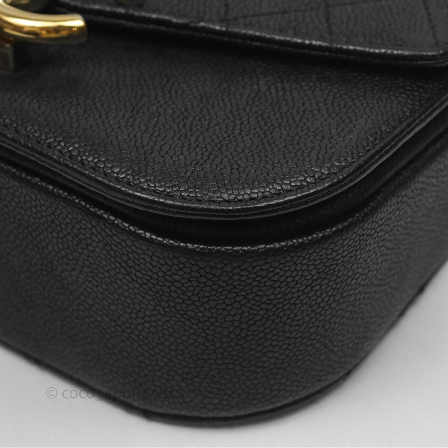 Chanel Small CC Cuba Flap Bag Black Caviar Gold Hardware