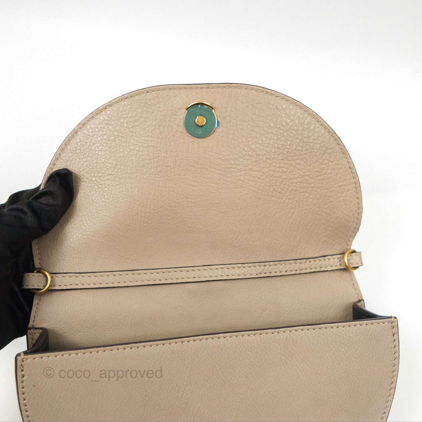 Chloé Nile Minaudière Bracelets Bag Motty Grey Calfskin