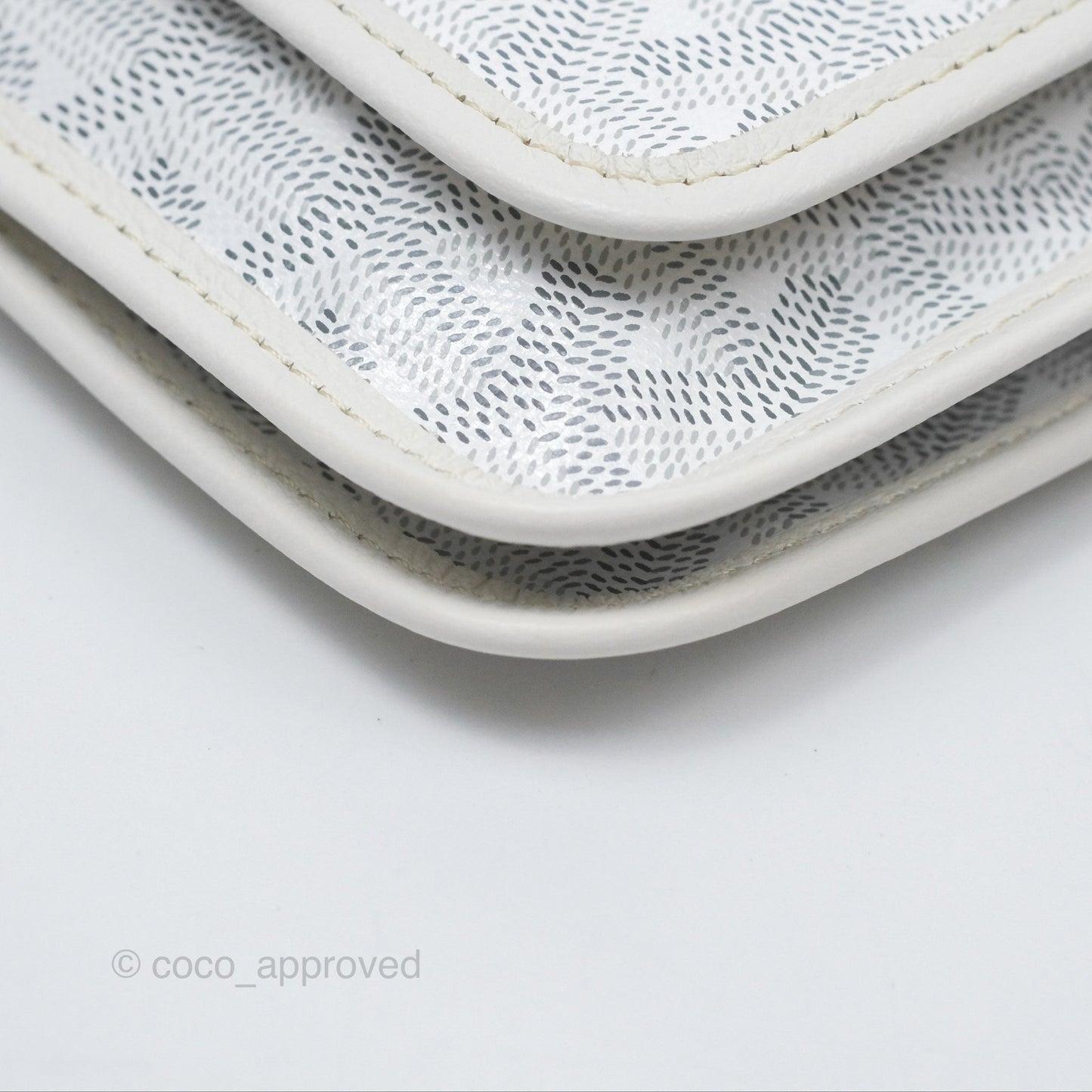 Goyard Plumet Pocket Wallet White