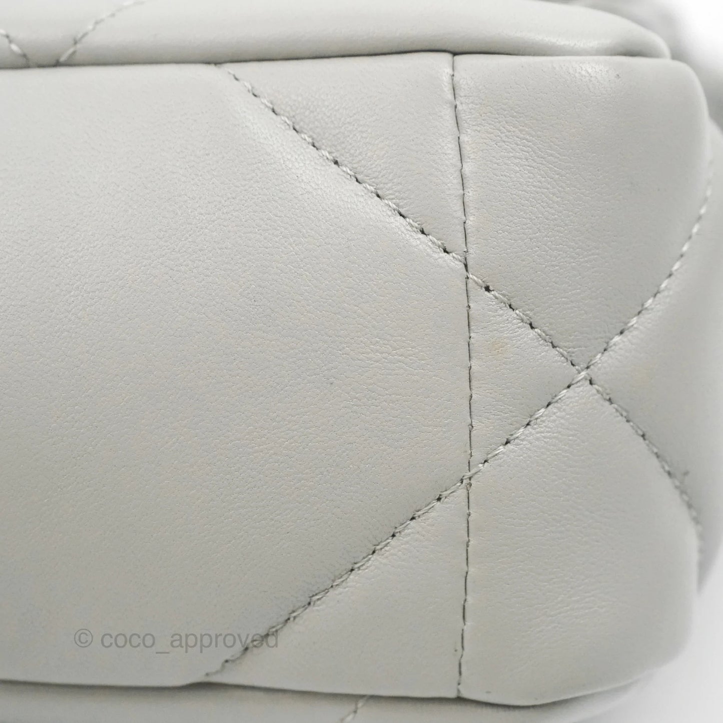 Chanel 19 Small Grey Lambskin Mixed Hardware