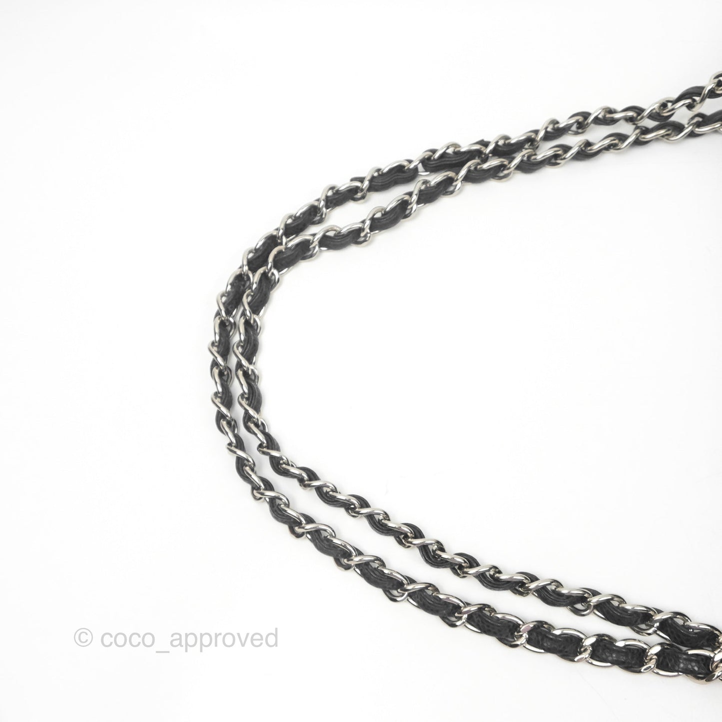 Chanel Quilted Maxi Single Flap Black Caviar Silver Hardware