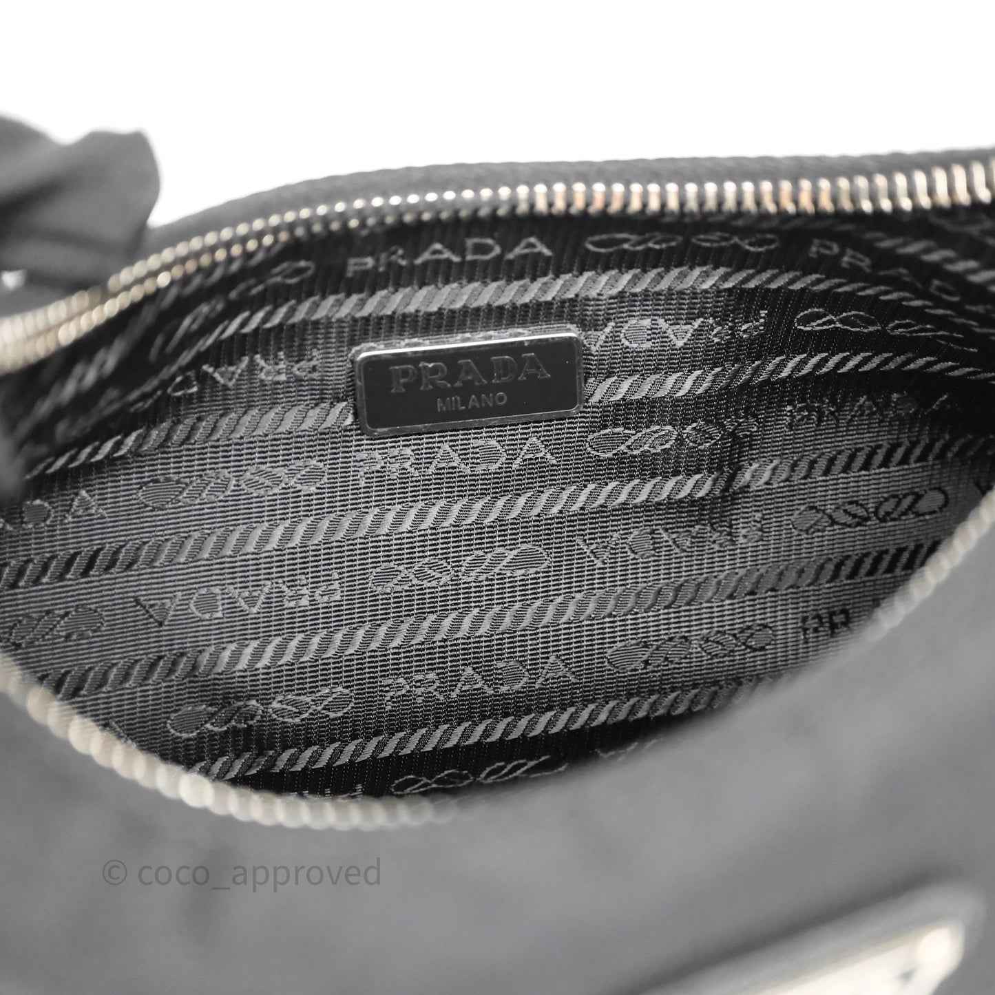 Prada Nylon Re-Edition 2005 Shoulder Bag Black