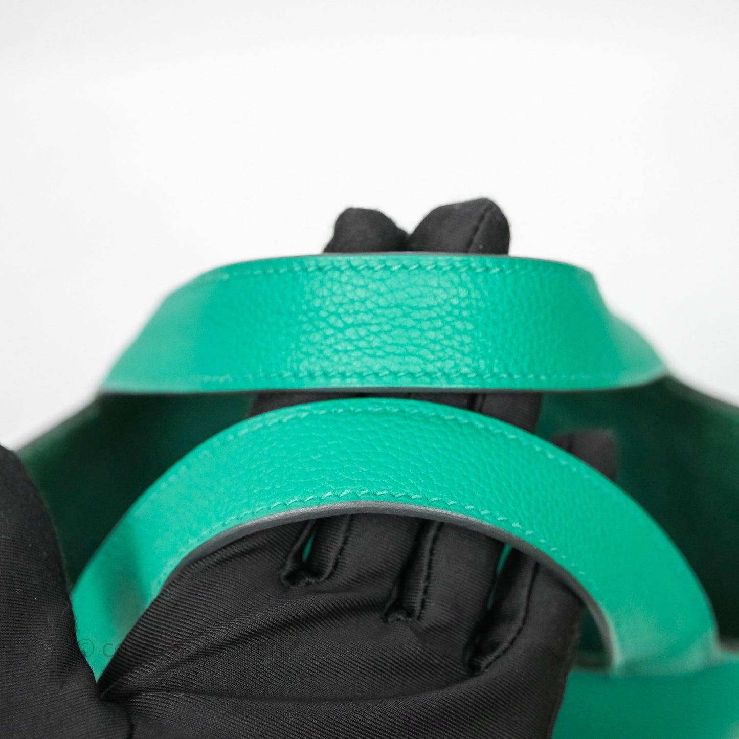 Hermes Picotin 18 Vert Jade O6 Clemence Palladium Hardware