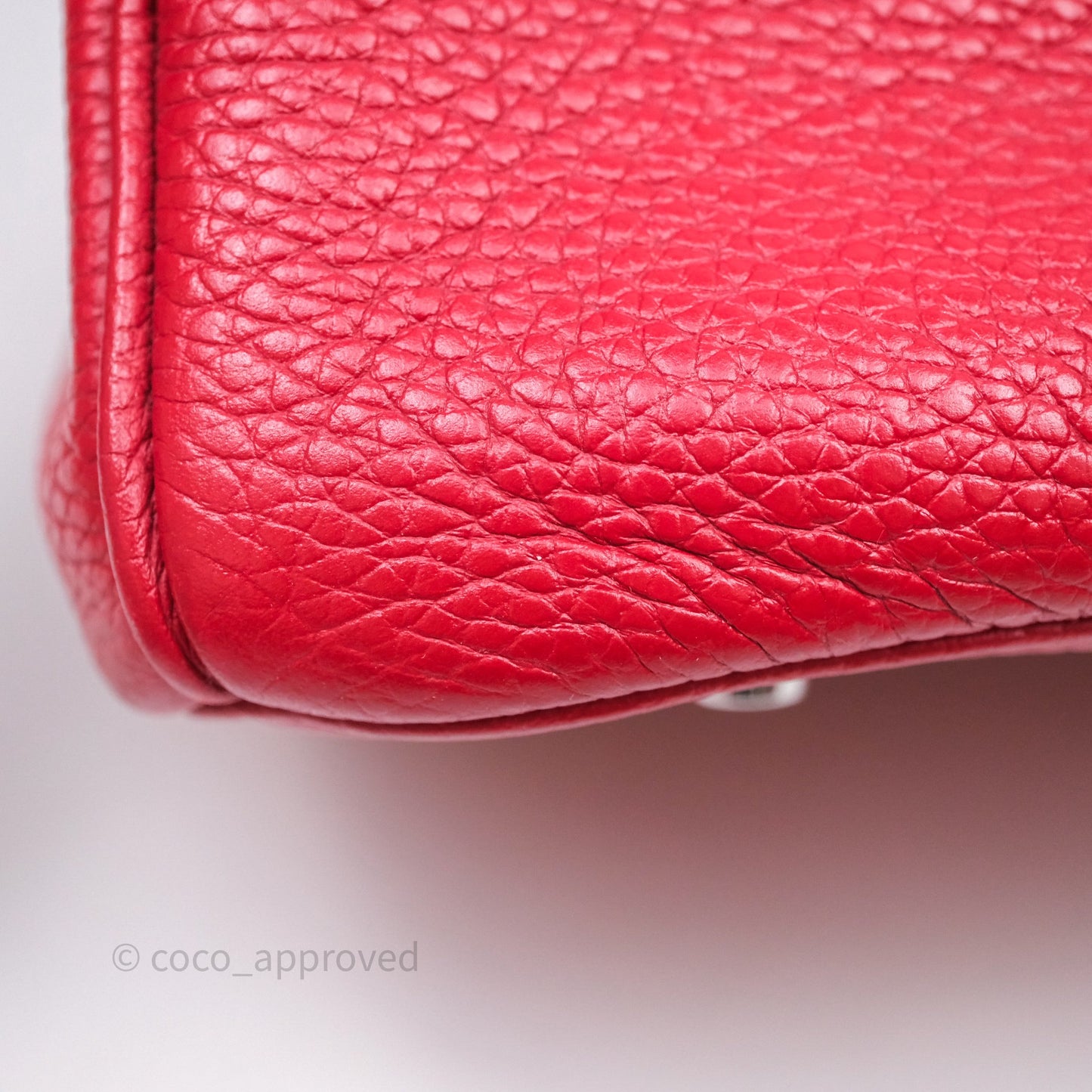 Hermes Birkin 35 Rouge Casaque Clemence Palladium Hardware
