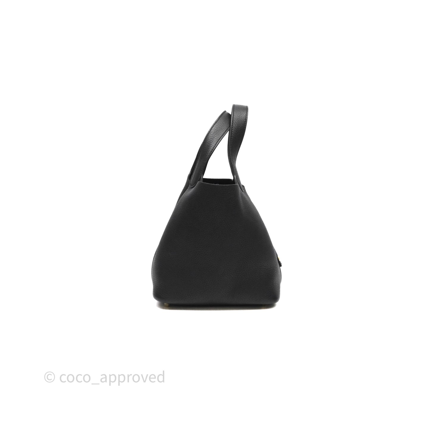 Hermès Picotin Lock 18 Noir Black 89 Clemence Gold Hardware