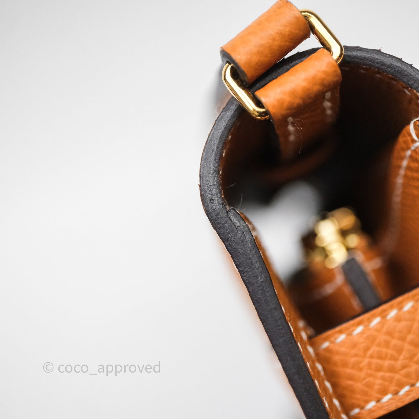 Hermès Kelly To Go Wallet Toffee 1H Epsom Gold Hardware
