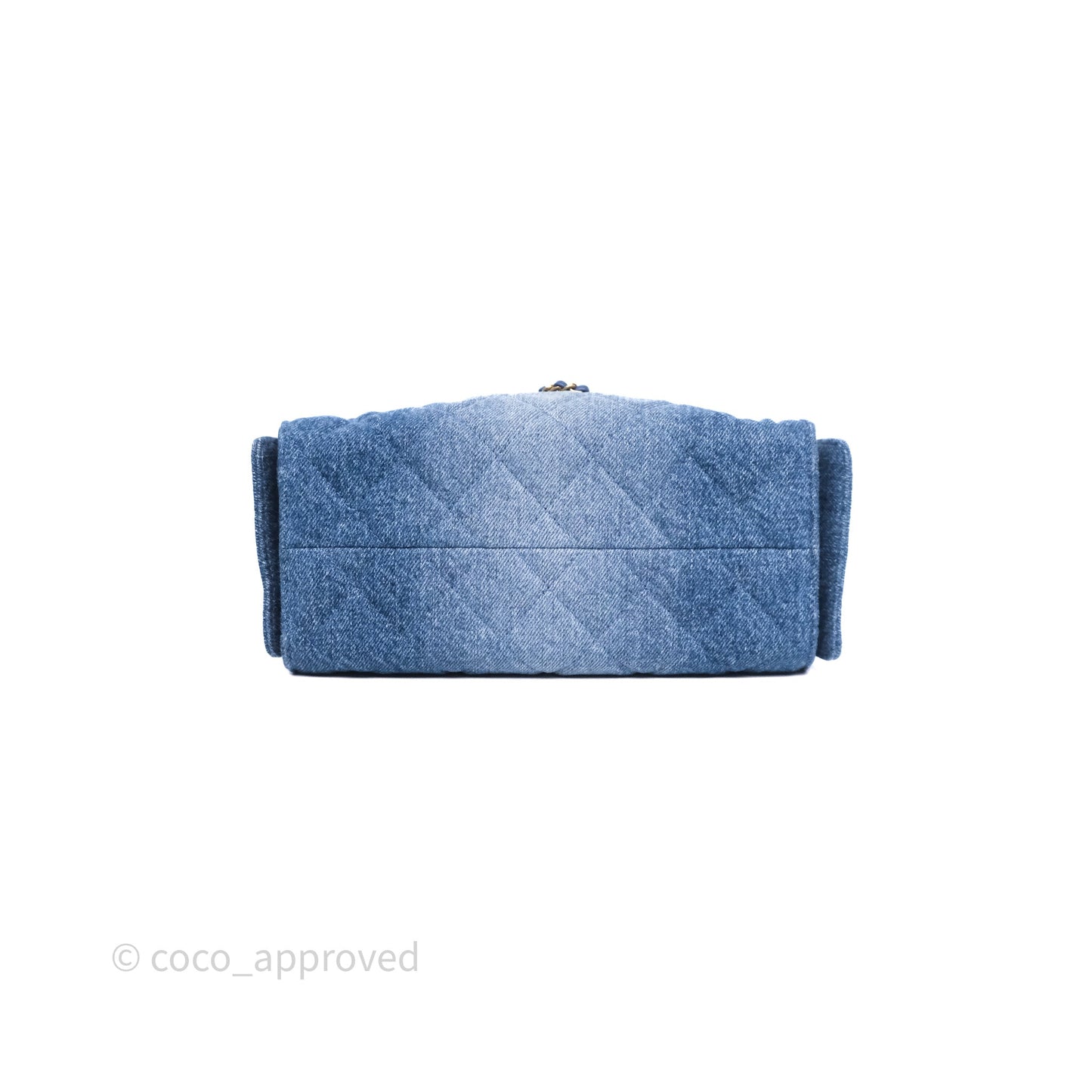 Chanel 25 Mini Washed Denim Aged Gold Hardware