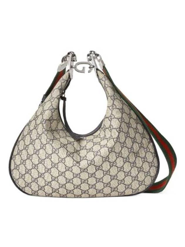 Luxury Gucci Trending 2025 Attache Large Shoulder Bag Beige