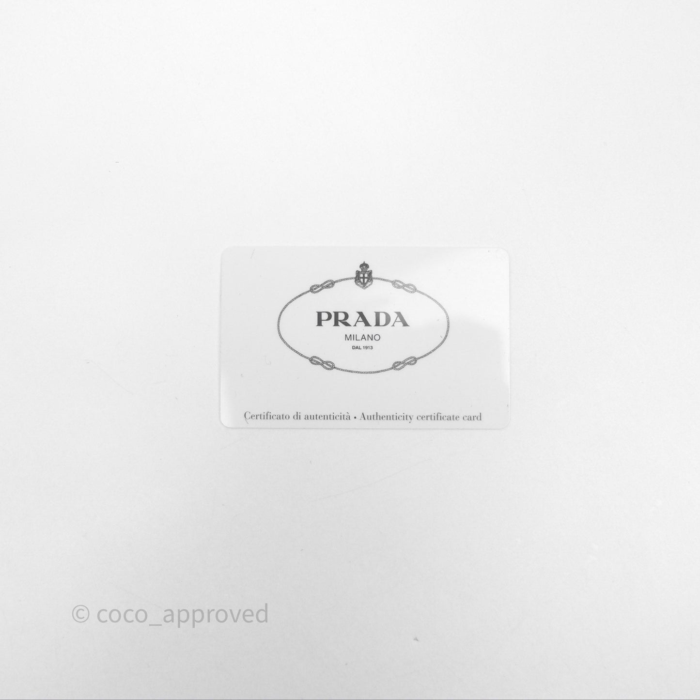 Prada Triangle Crystal Bag Black