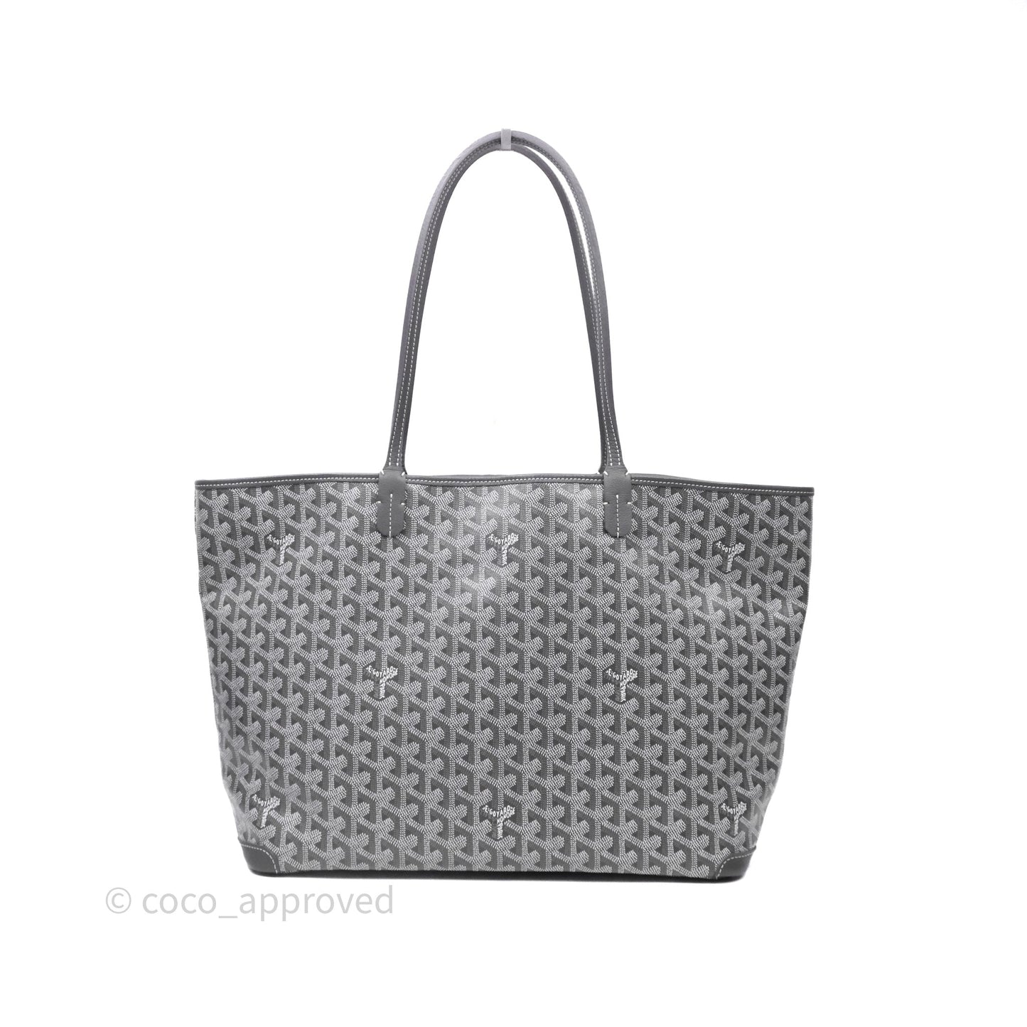 Goyard Artois Tote MM Goyardine Canvas⁣⁣⁣⁣⁣⁣⁣⁣⁣⁣⁣⁣⁣⁣⁣⁣⁣⁣⁣⁣ Grey