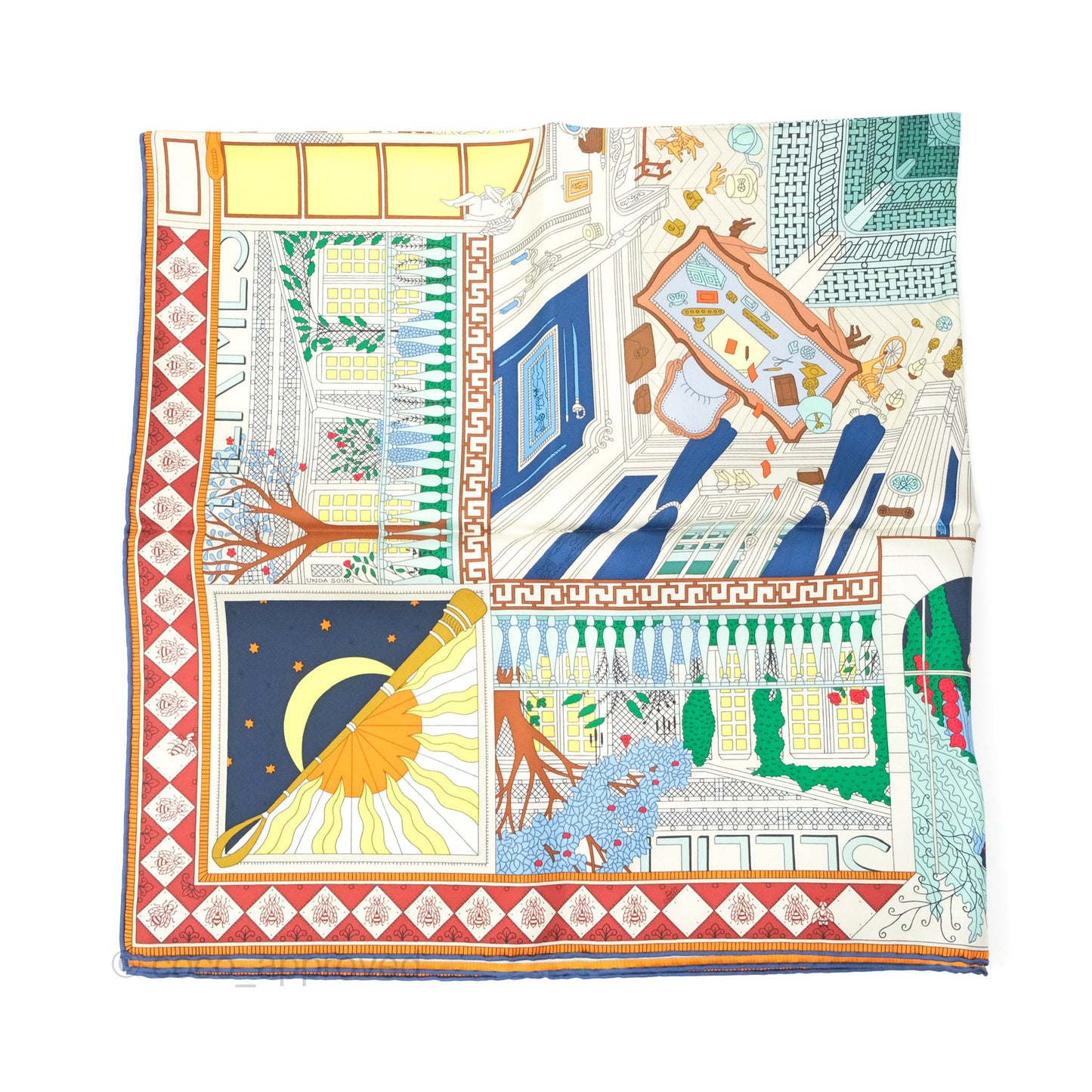 Hermès Objets de Curiosite Scarf 90
