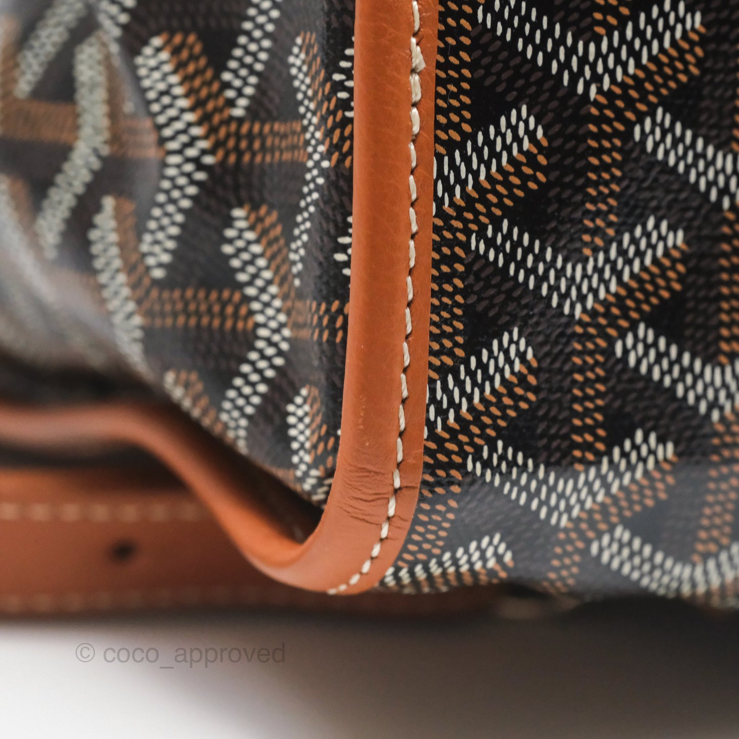 Goyard Saint Léger Backpack Black/ Tan