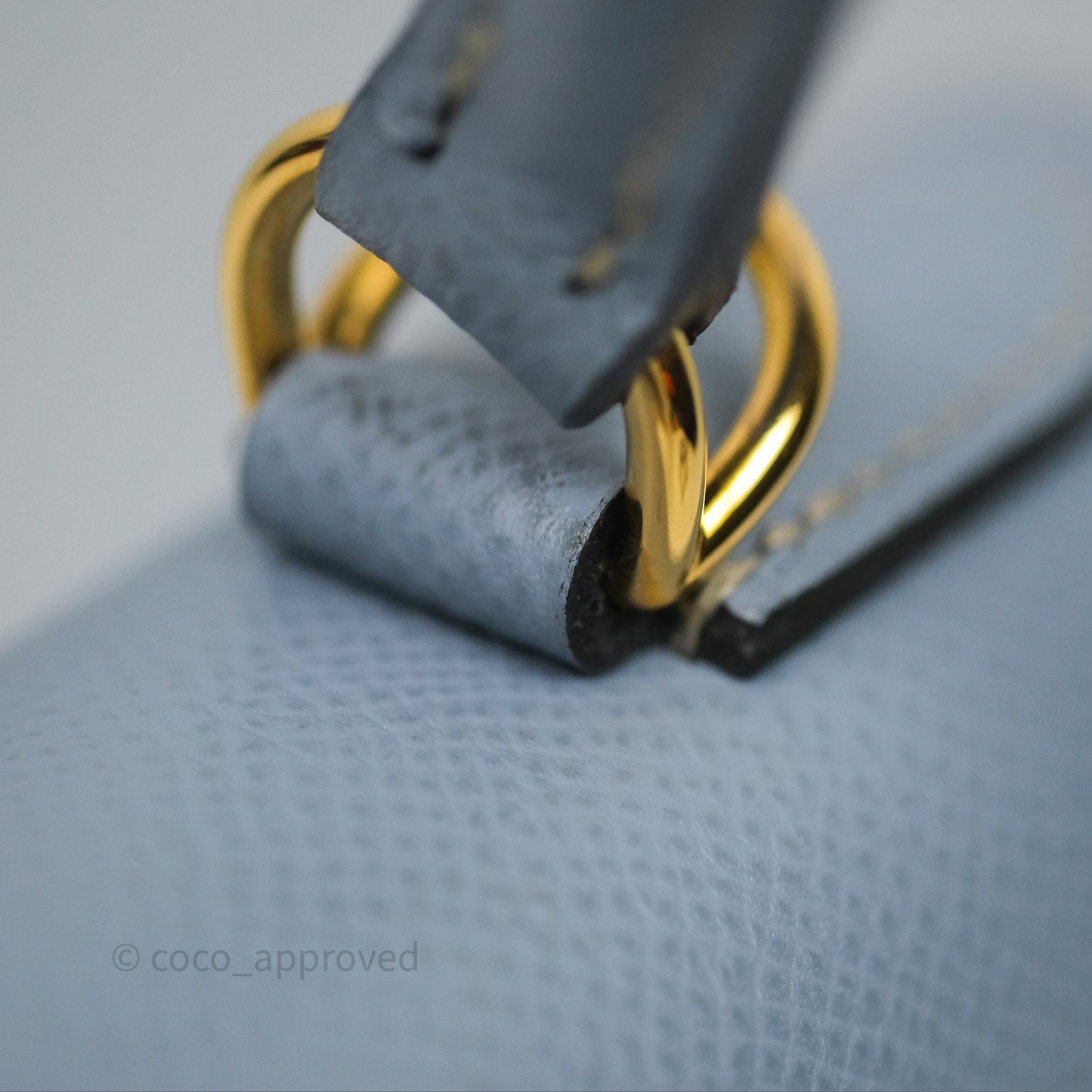 Hermès Kelly II 28 Sellier Bleu Lin J7 Epsom Gold Hardware