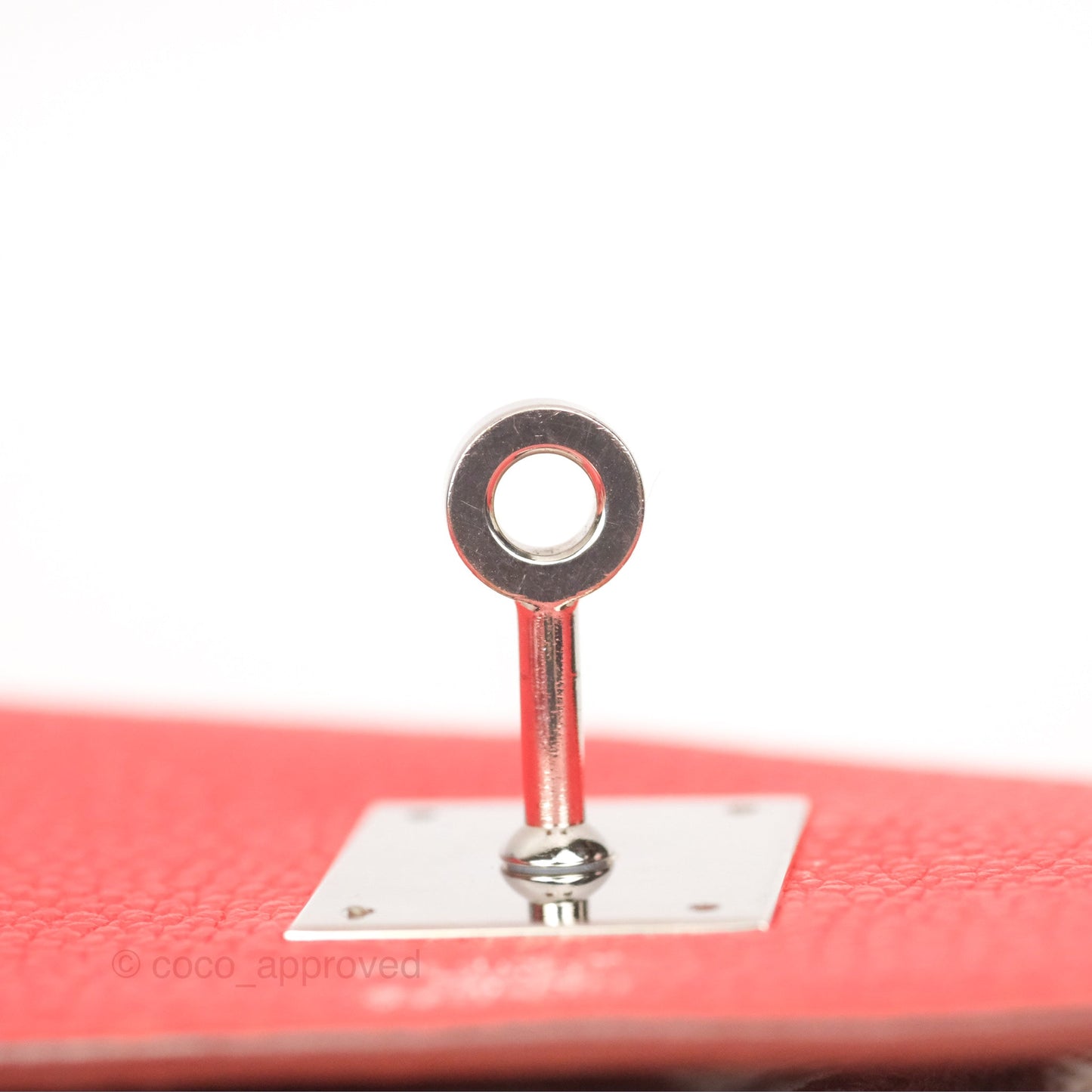 Hermès Kelly 32 Retourne Rose Jaipur Clemence Palladium Hardware