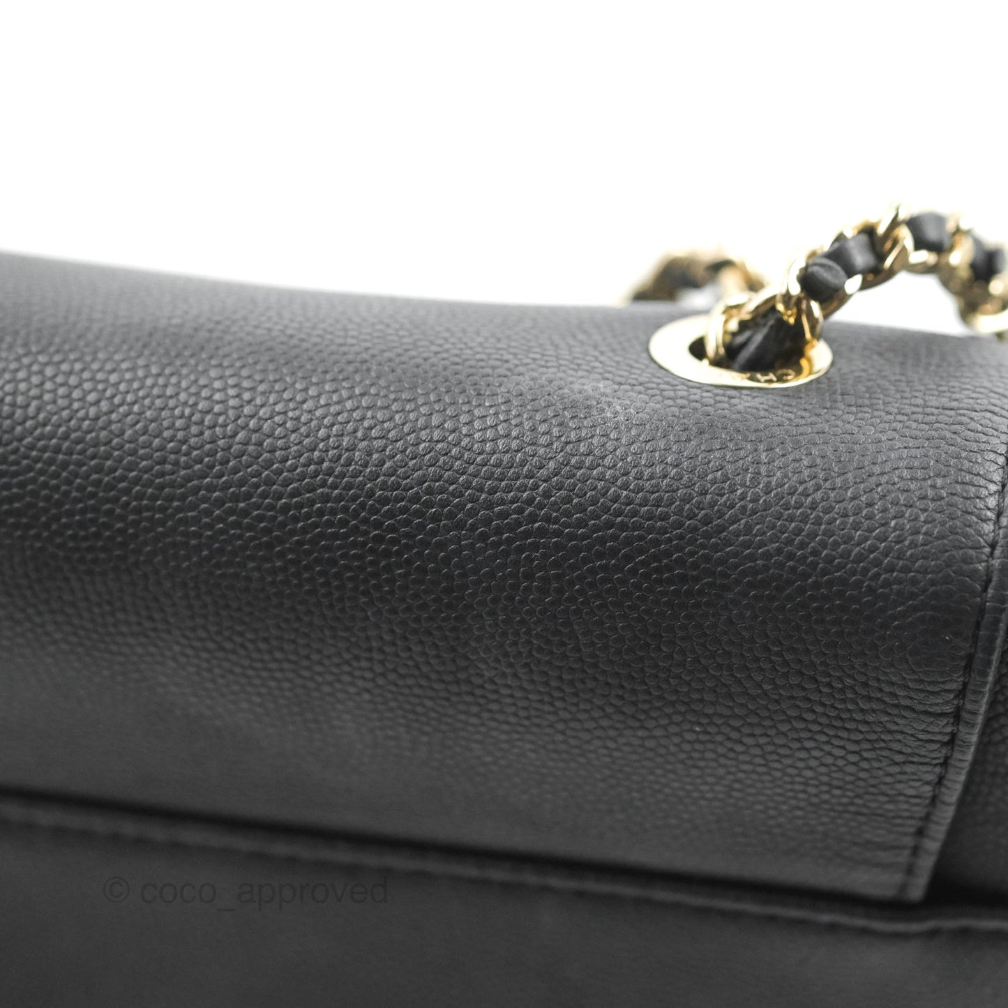 Chanel Quilted Business Affinity Backpack Black Caviar Gold Hardware
