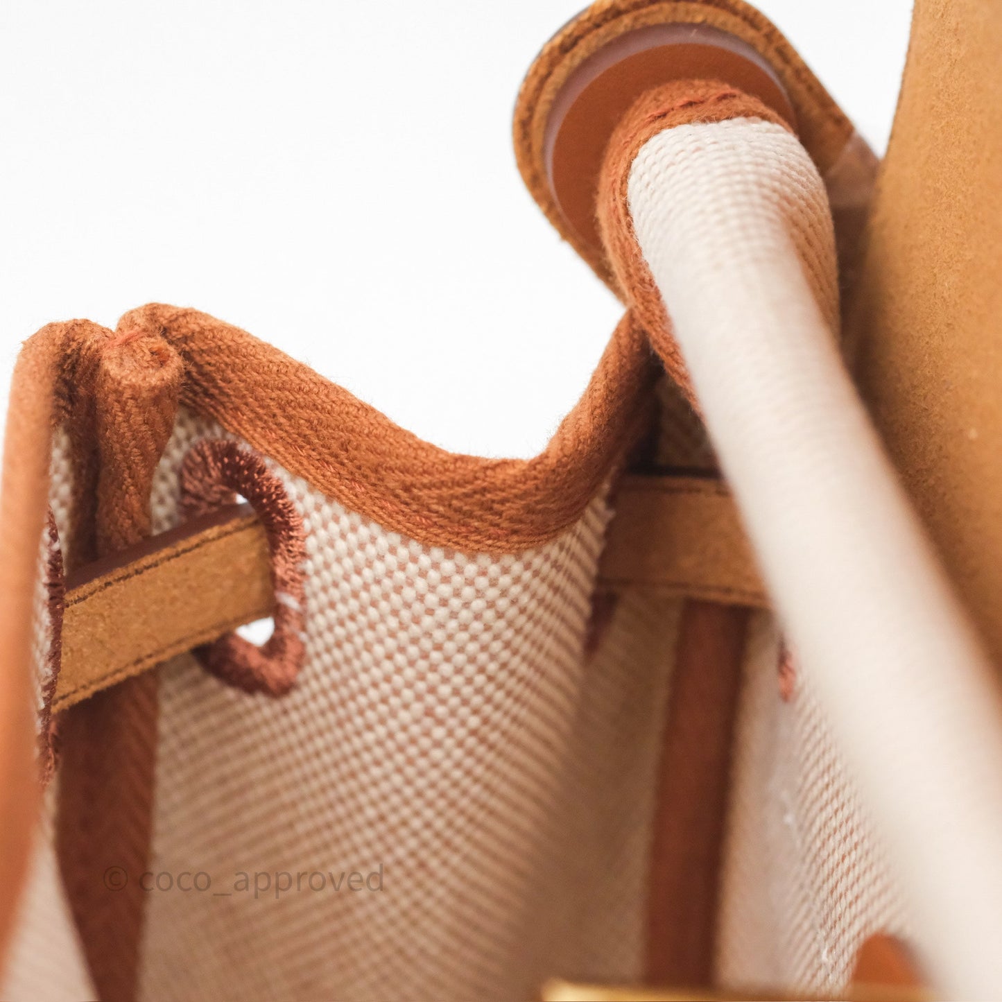 Hermes Mini Herbag Gold Ecru Gold Hardware