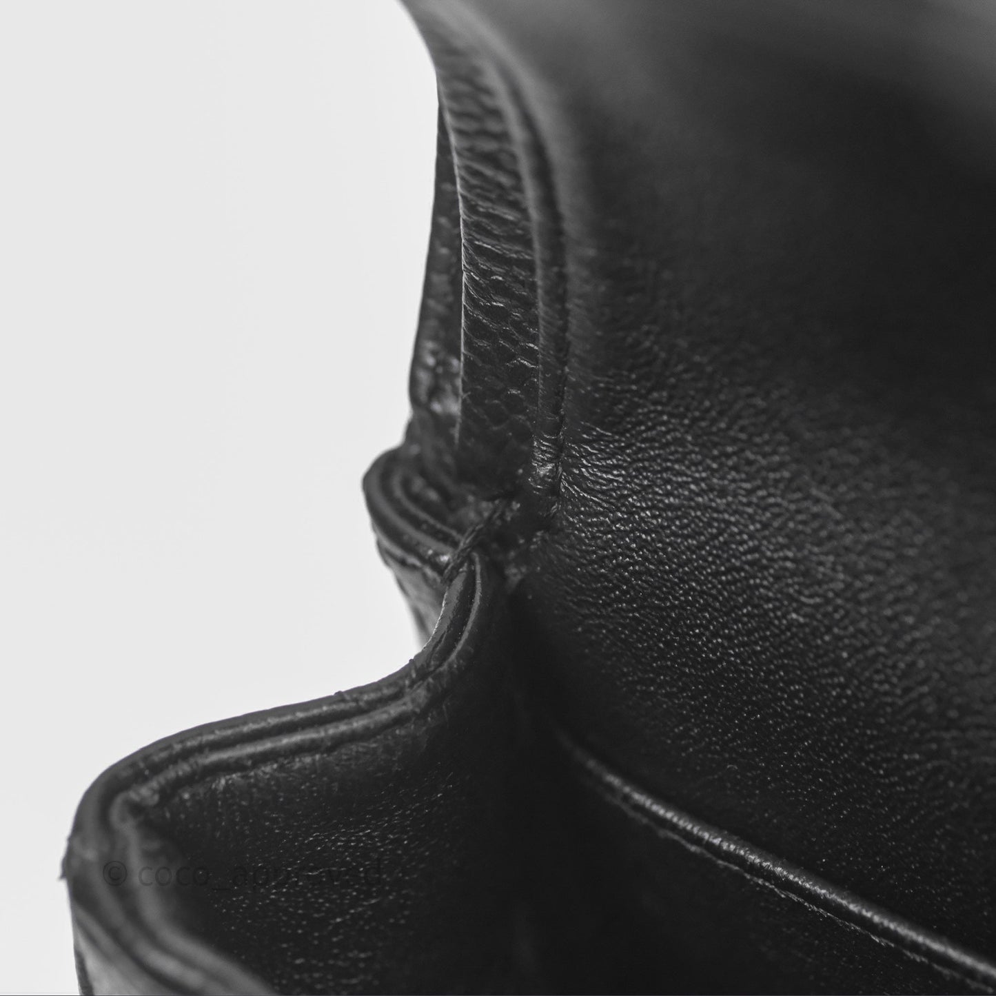Chanel Classic M/L Medium Flap Quilted Black Caviar Silver Hardware