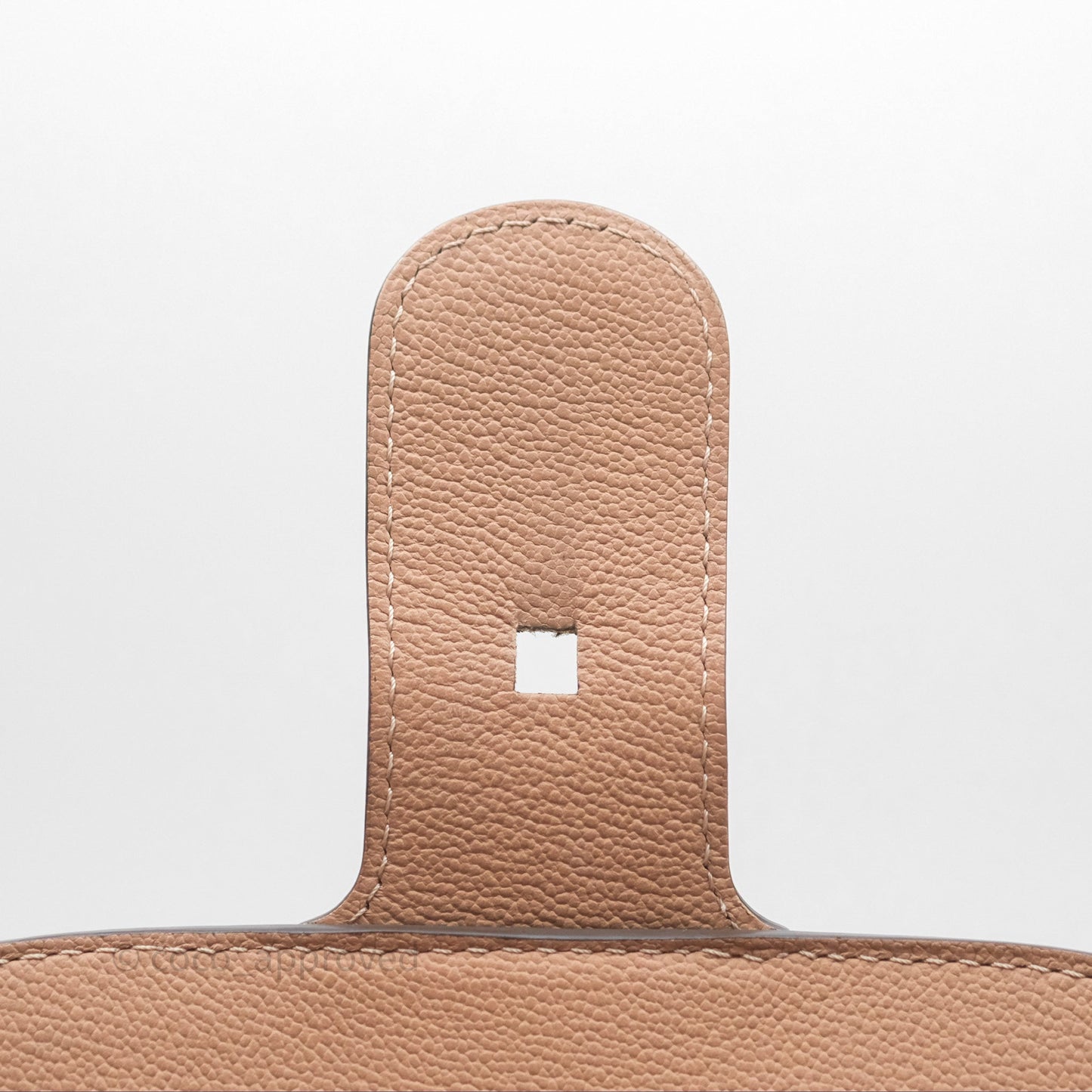 Delvaux Mini Brillant Bag Vison Grained Calfskin Gold Hardware with Twilly