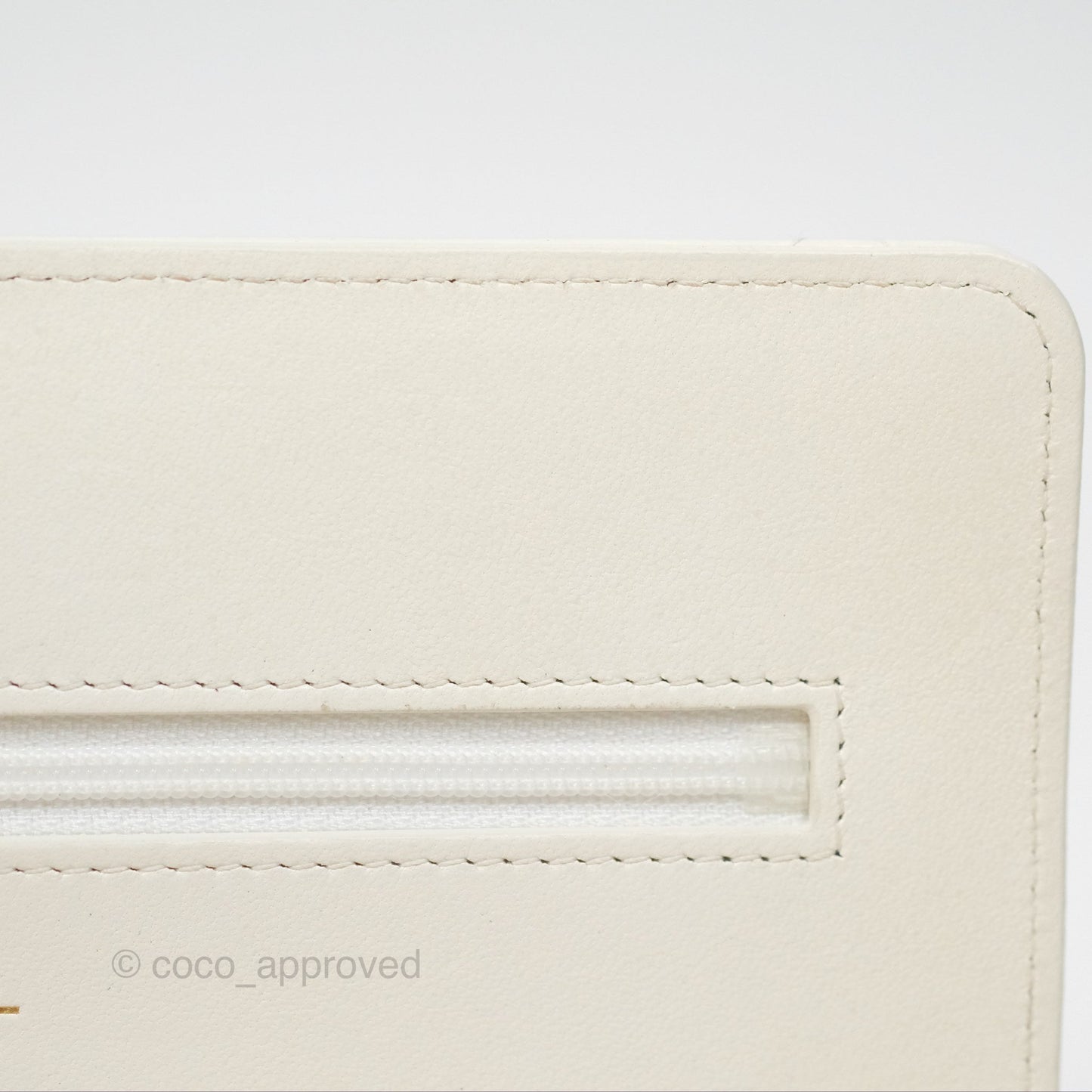 Chanel 19 Wallet on Chain WOC White Mixed Hardware