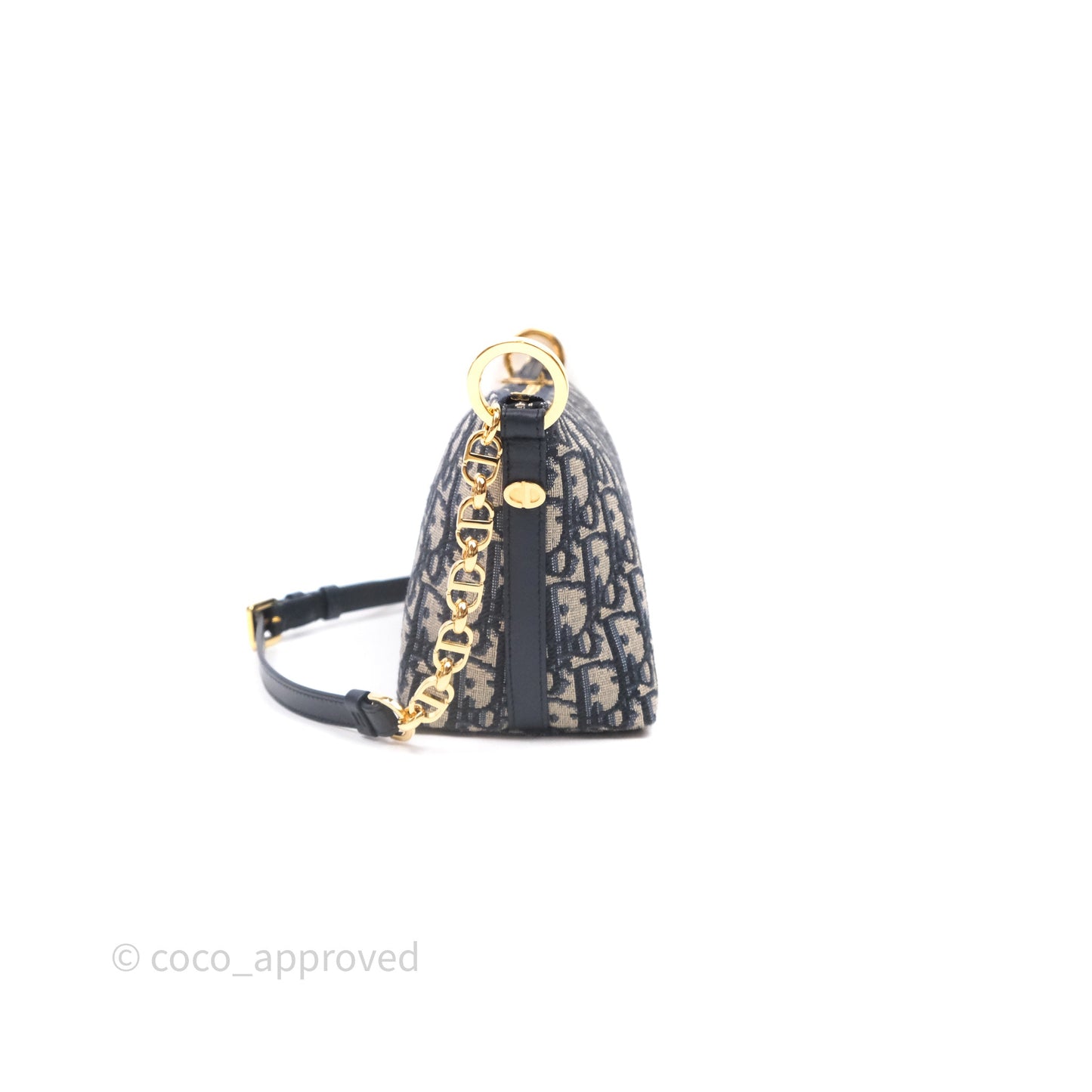 Christian Dior Oblique Star Chain Hobo Bag