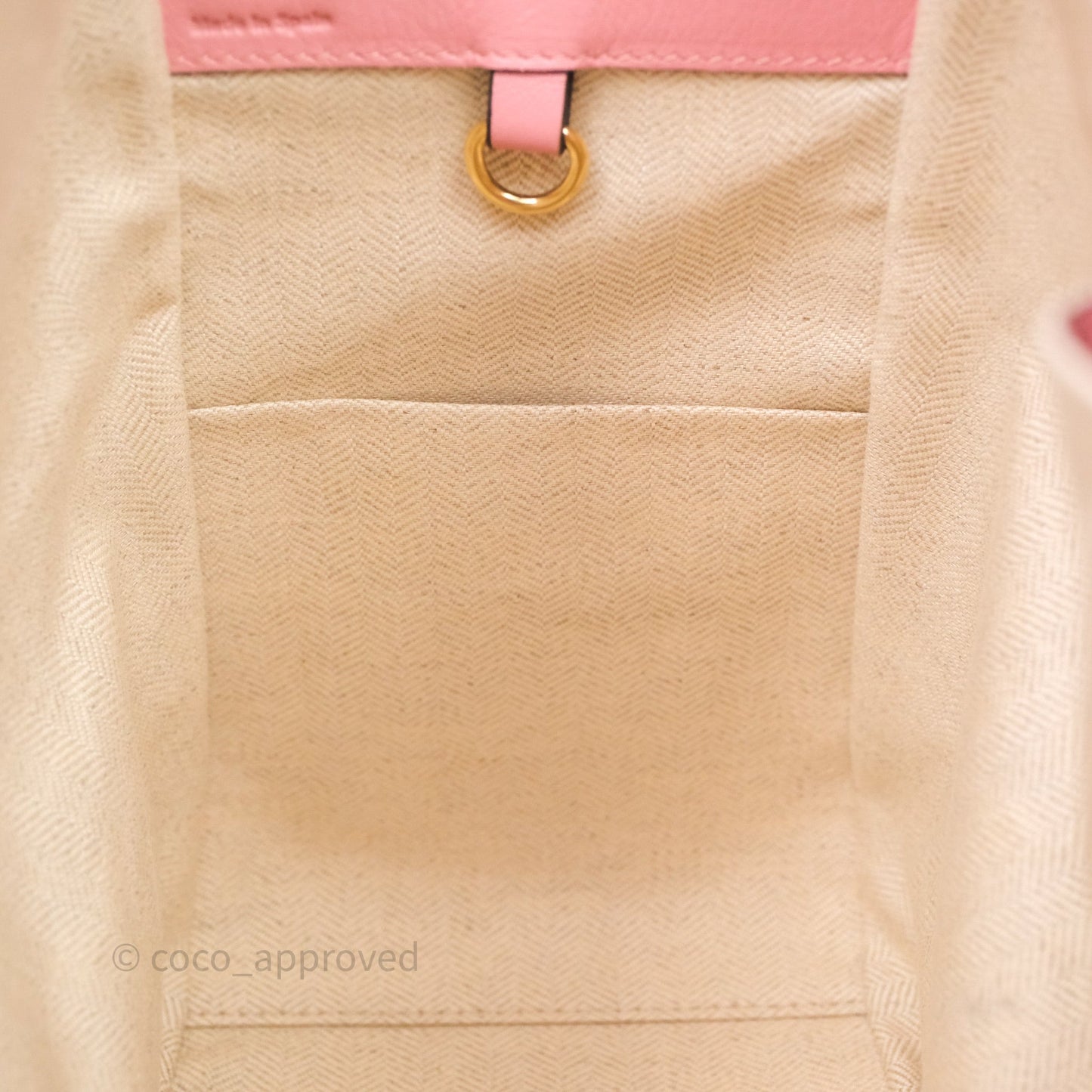 Loewe Small Hammock Shoulder Bag Pink Tan