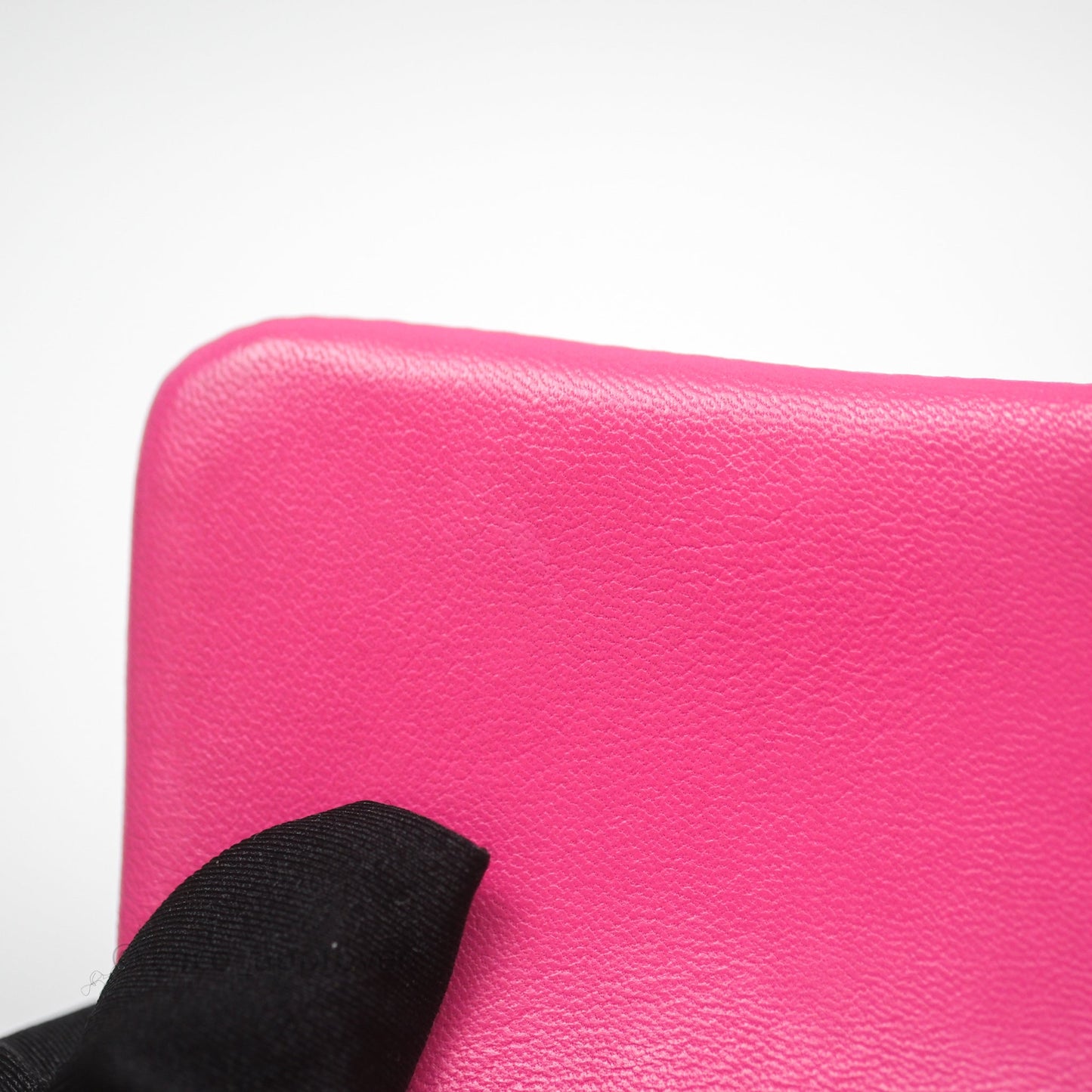 Chanel Mini Rectangular Quilted Dark Pink Lambskin Silver Hardware