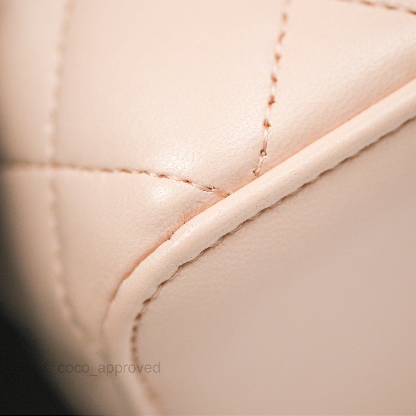 Chanel Classic Mini Pearl Crush Vanity With Chain Light Pink Lambskin Aged Gold Hardware