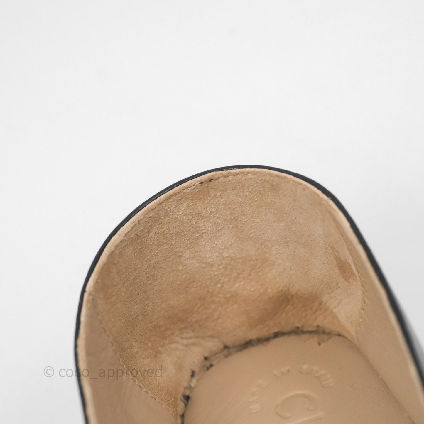 Chanel Espadrille Black Leather Size 38