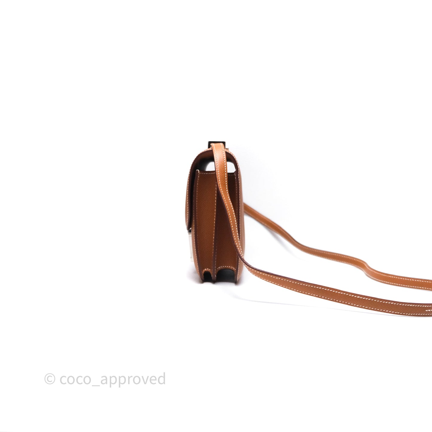 Hermès Constance Mini 18 Gold Epsom Palladium Hardware