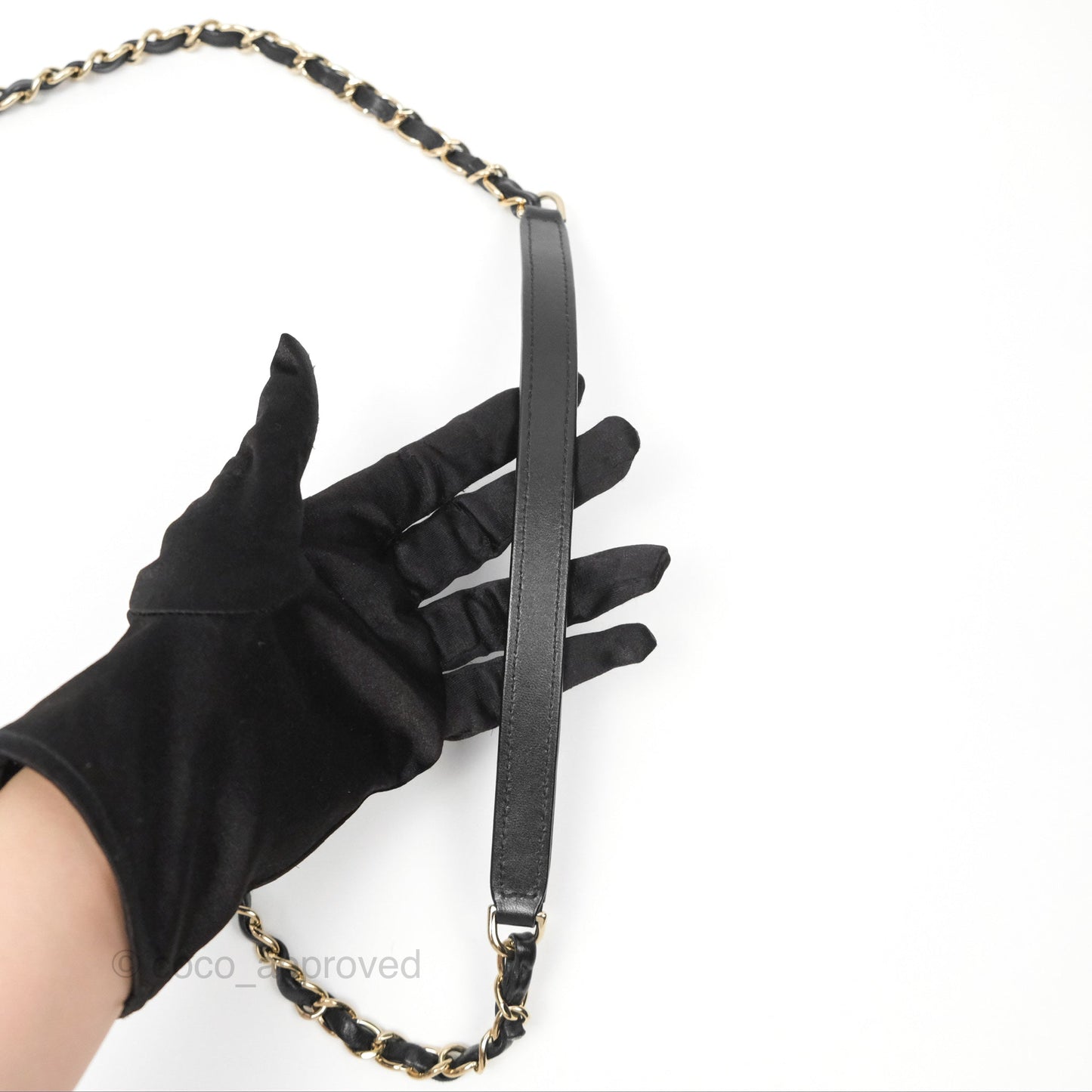 Chanel Small Trendy CC Black Lambskin Gold Hardware