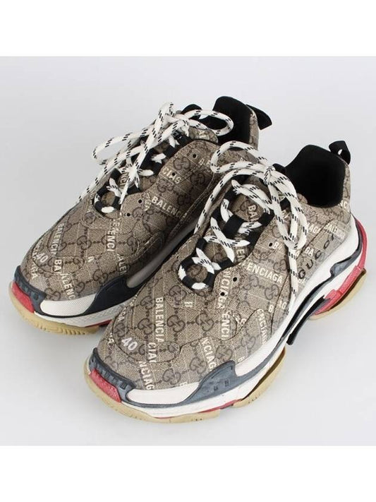 Balenciaga Luxury Gucci Trending 2025 Hacker Triple S Ebony 40 250