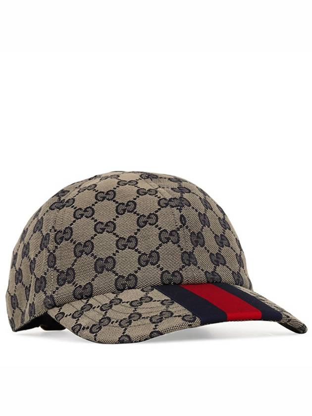 Luxury Gucci Trending 2025 Original GG Base Ball Cap Beige Blue