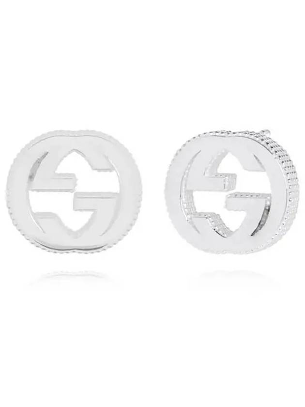 Luxury Gucci Trending 2025 Interlocking G Earrings In Silver Silver