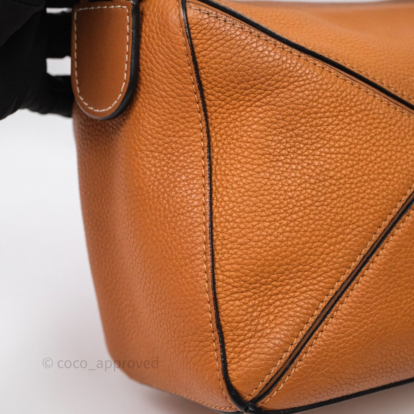Loewe Small Puzzle Bag Tan Calfskin