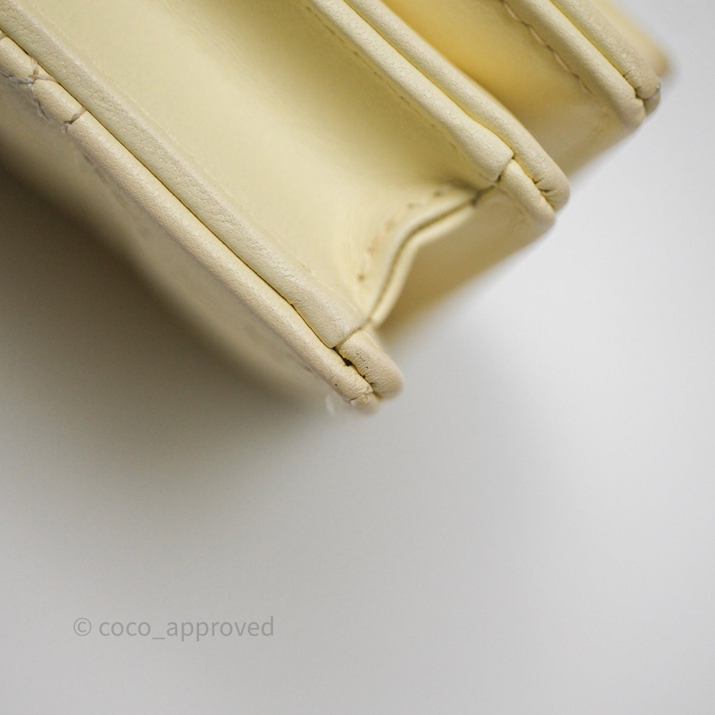 Christian Dior My Dior Mini Bag Yellow Cannage Lambskin Gold Hardware