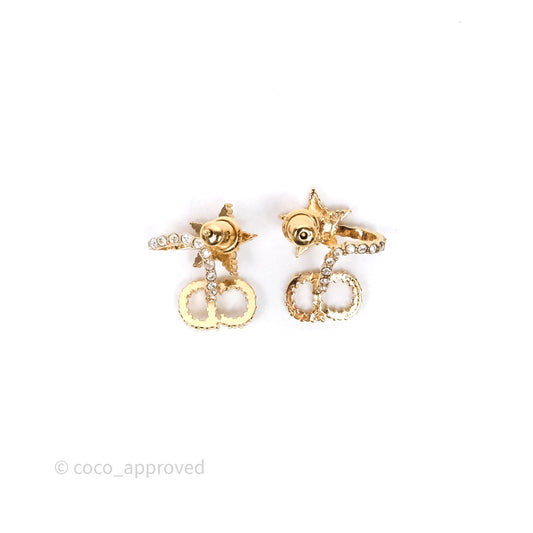 Christian Dior Clair D Lune Earrings Gold