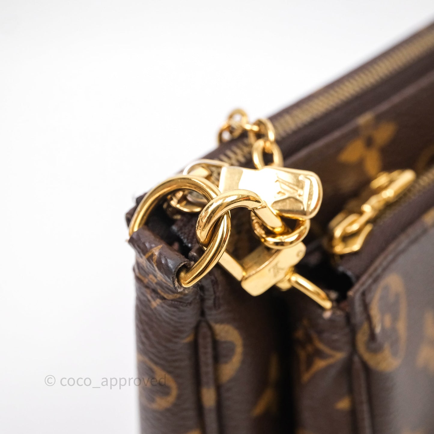 Louis Vuitton Multi Pochette Accessories Pink Monogram Canvas
