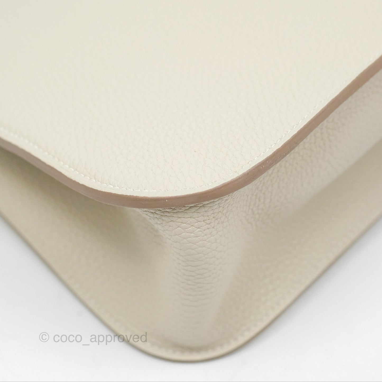 Hermès Halzan 31 Beton Clemence Gold Hardware