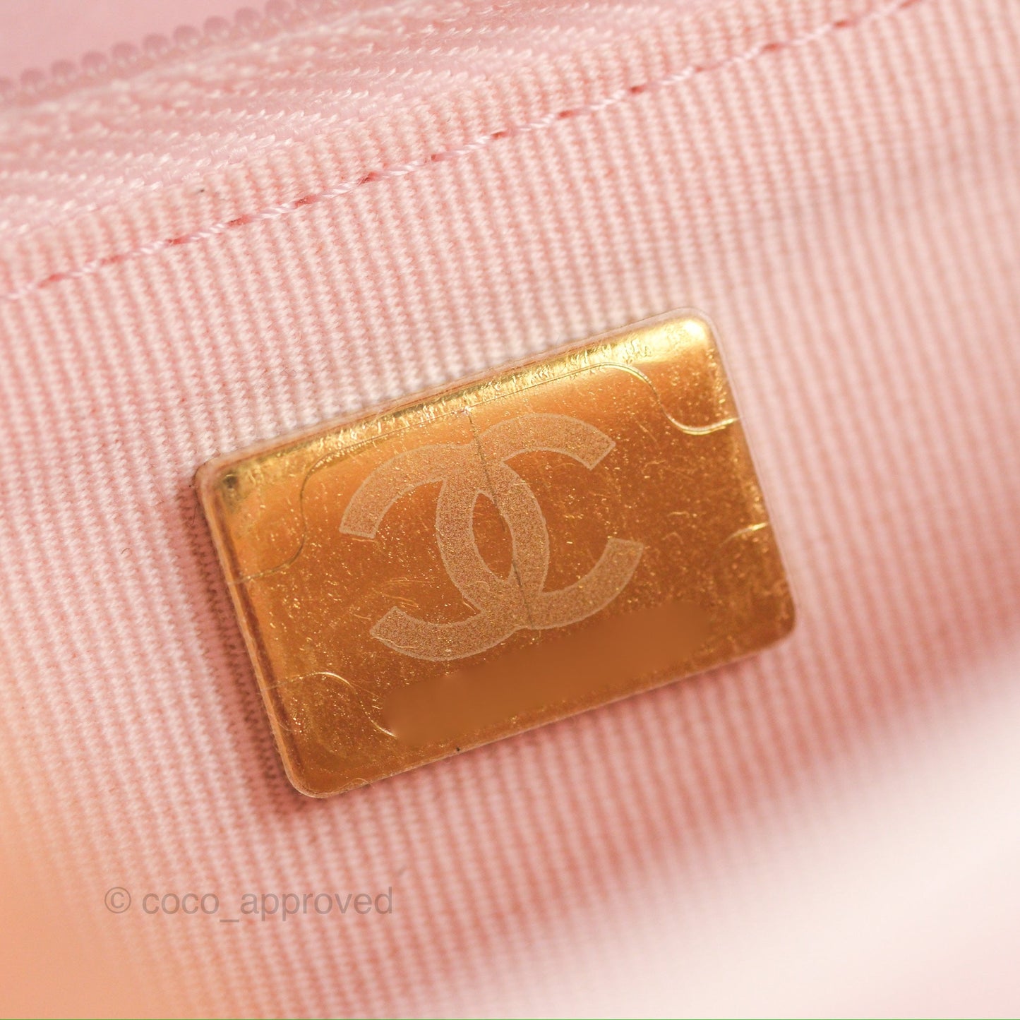 Chanel Quilted Classic Wallet On Chain WOC Pink Caviar Gold Hardware