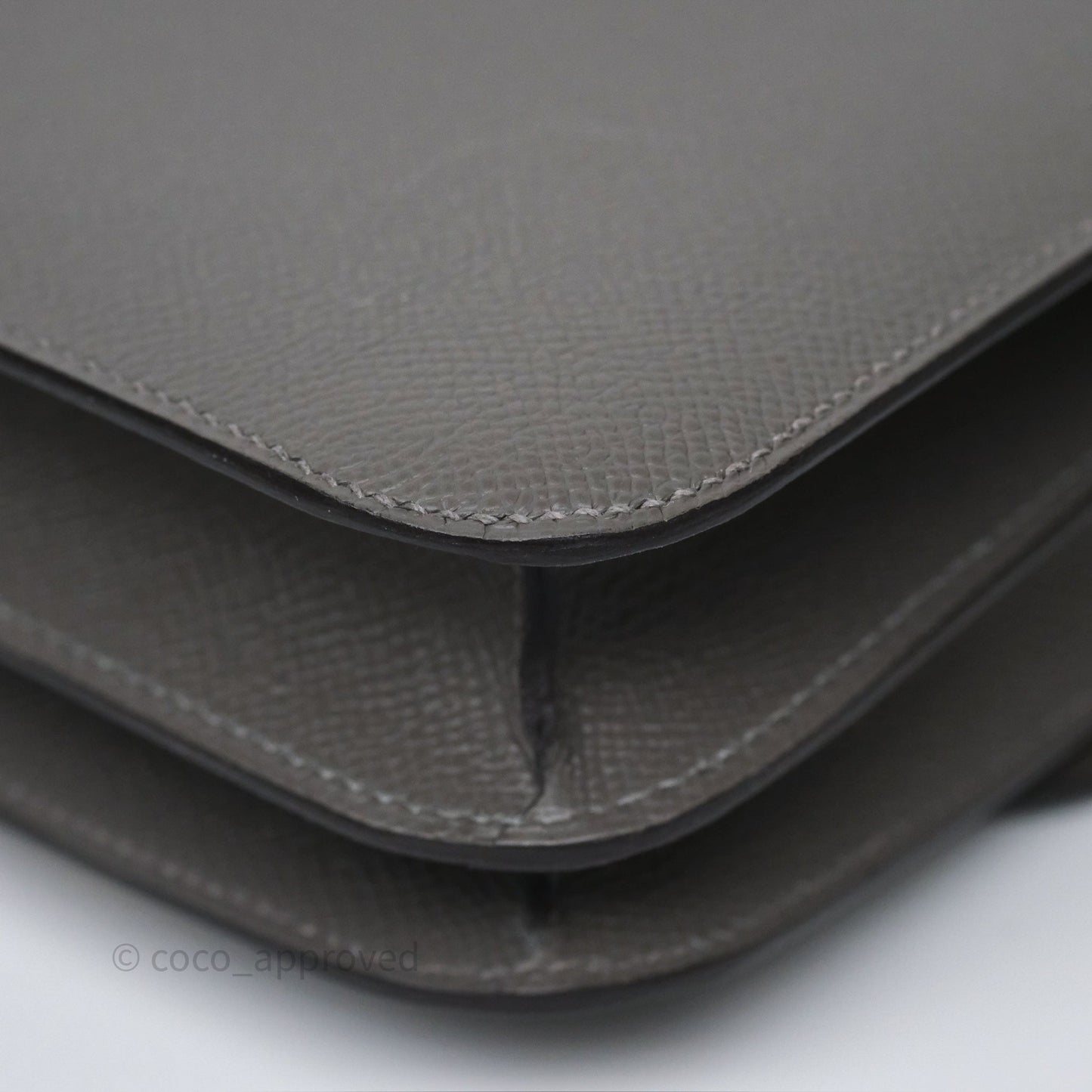 Hermès Constance III Mini Veau Epsom 0L Gris Meyer Gold Hardware