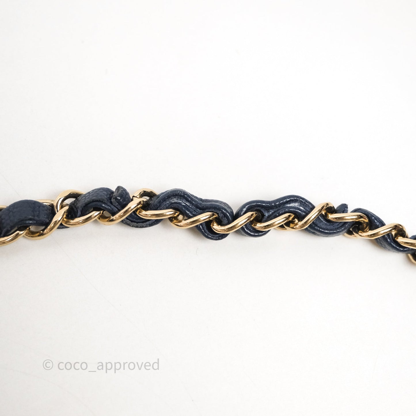 Chanel Medium Classic Flap Quilted Dark Blue Caviar Gold Hardware