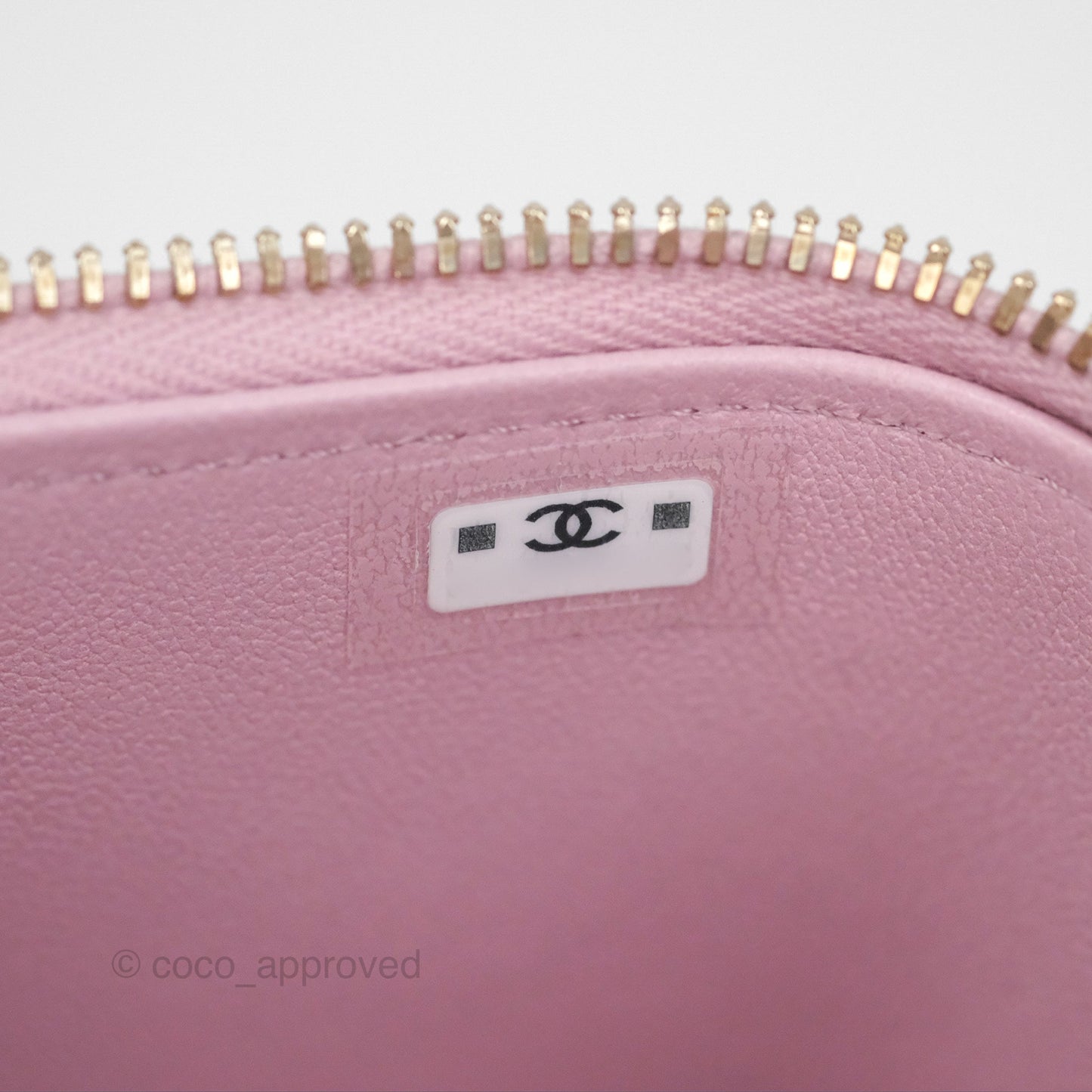 Chanel Vanity Rectangular Top Handle Lilac Pink Lambskin Gold Hardware
