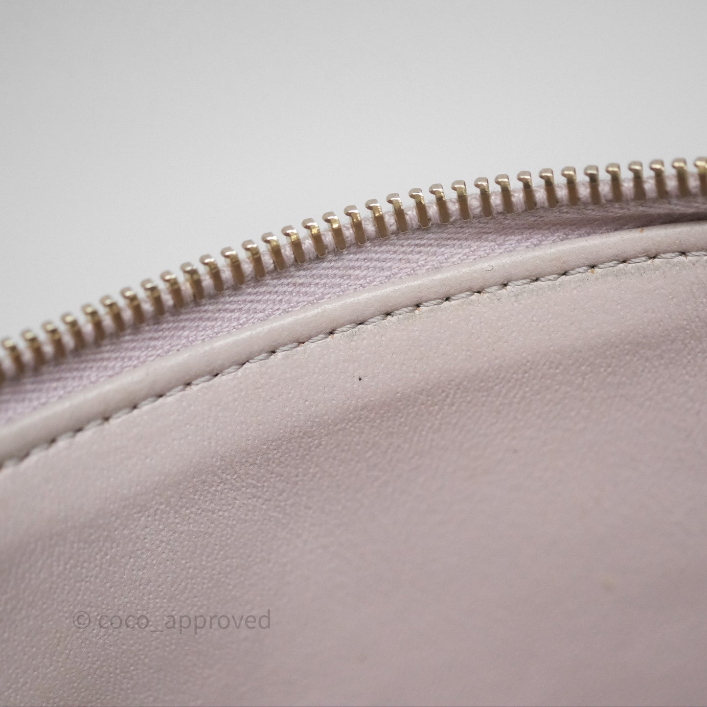 Chanel Trendy CC Vanity Case Lilac Lambskin Gold Hardware