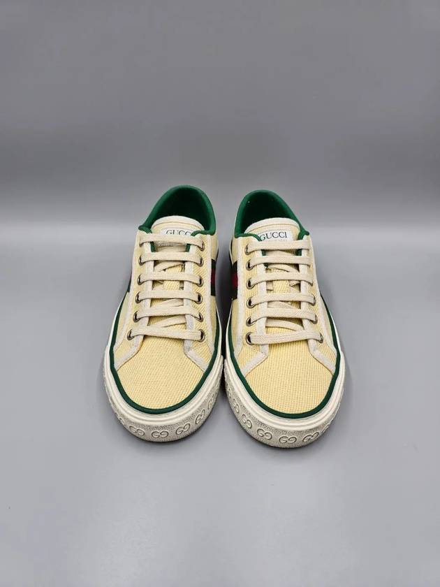 Luxury Gucci Trending 2025 Tennis 1977 Low-Top Sneakers Ivory