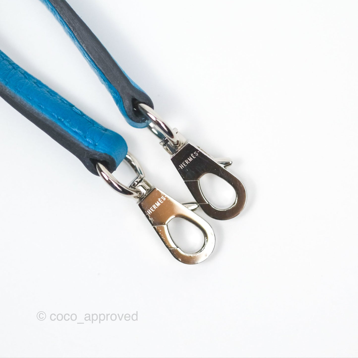 Hermès Bolide Mini 1923 Bleu Frida Evercolor Palladium Hardware