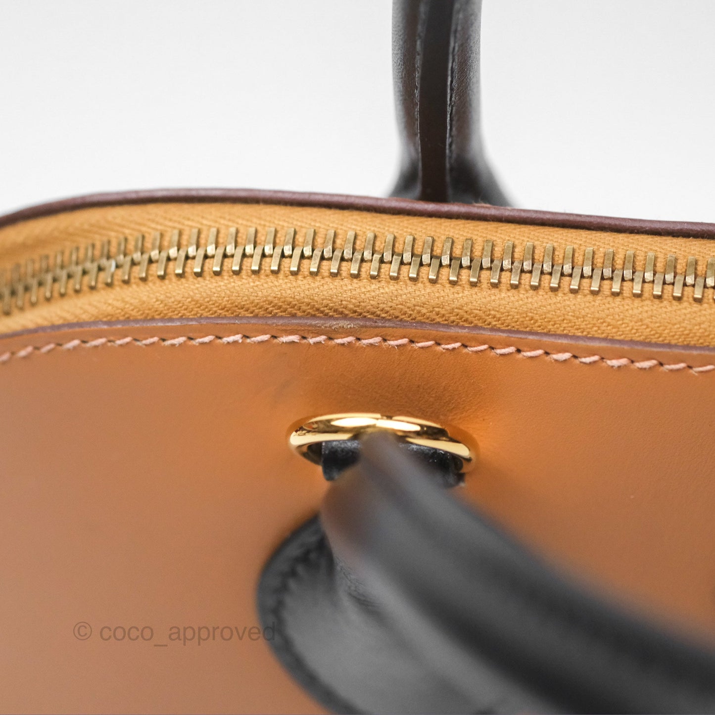 Hermès Bolide 31 Noir 89 / Natural Box Leather Gold Hardware