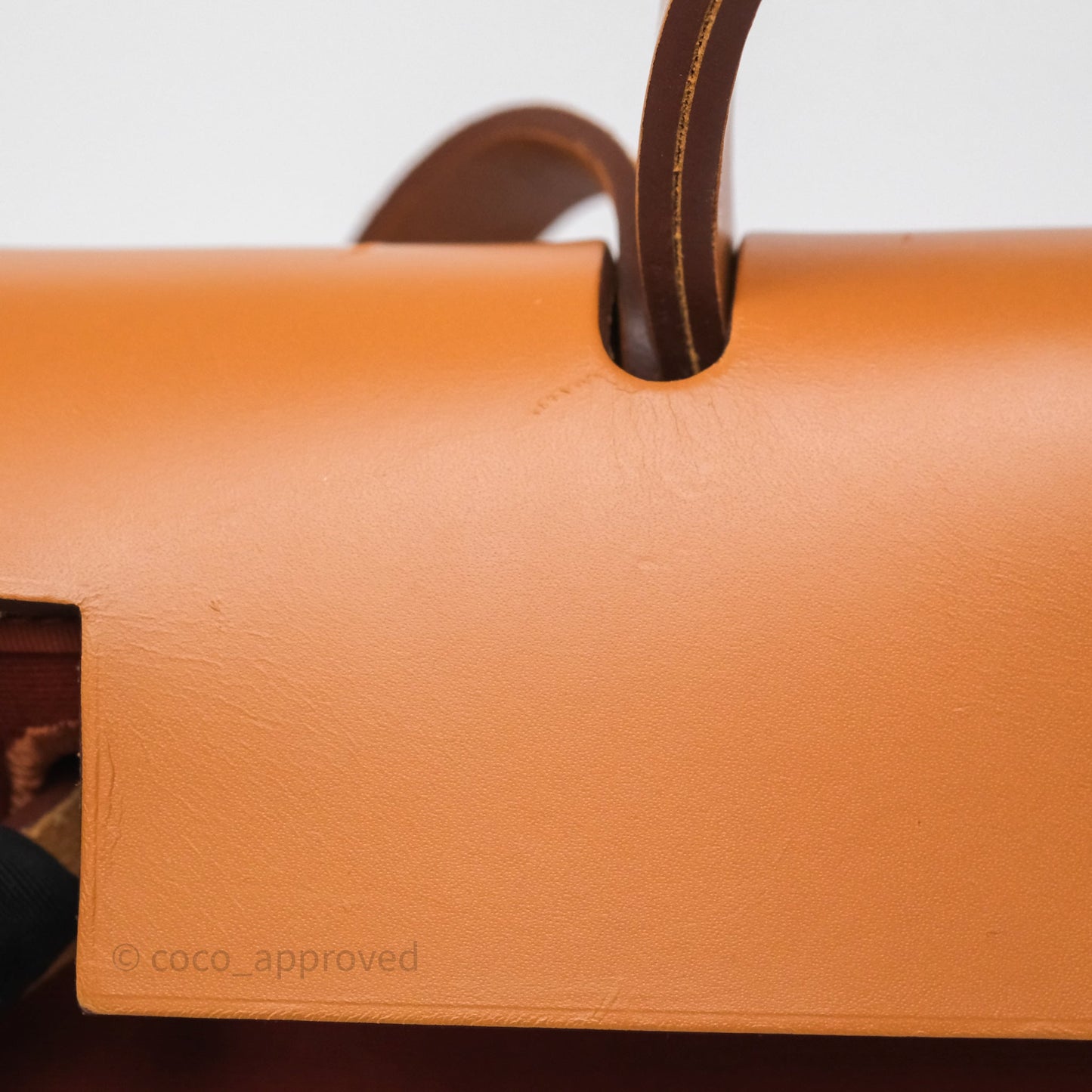 Hermès Herbag Zip 31 Cuivre Canvas Palladium Hardware