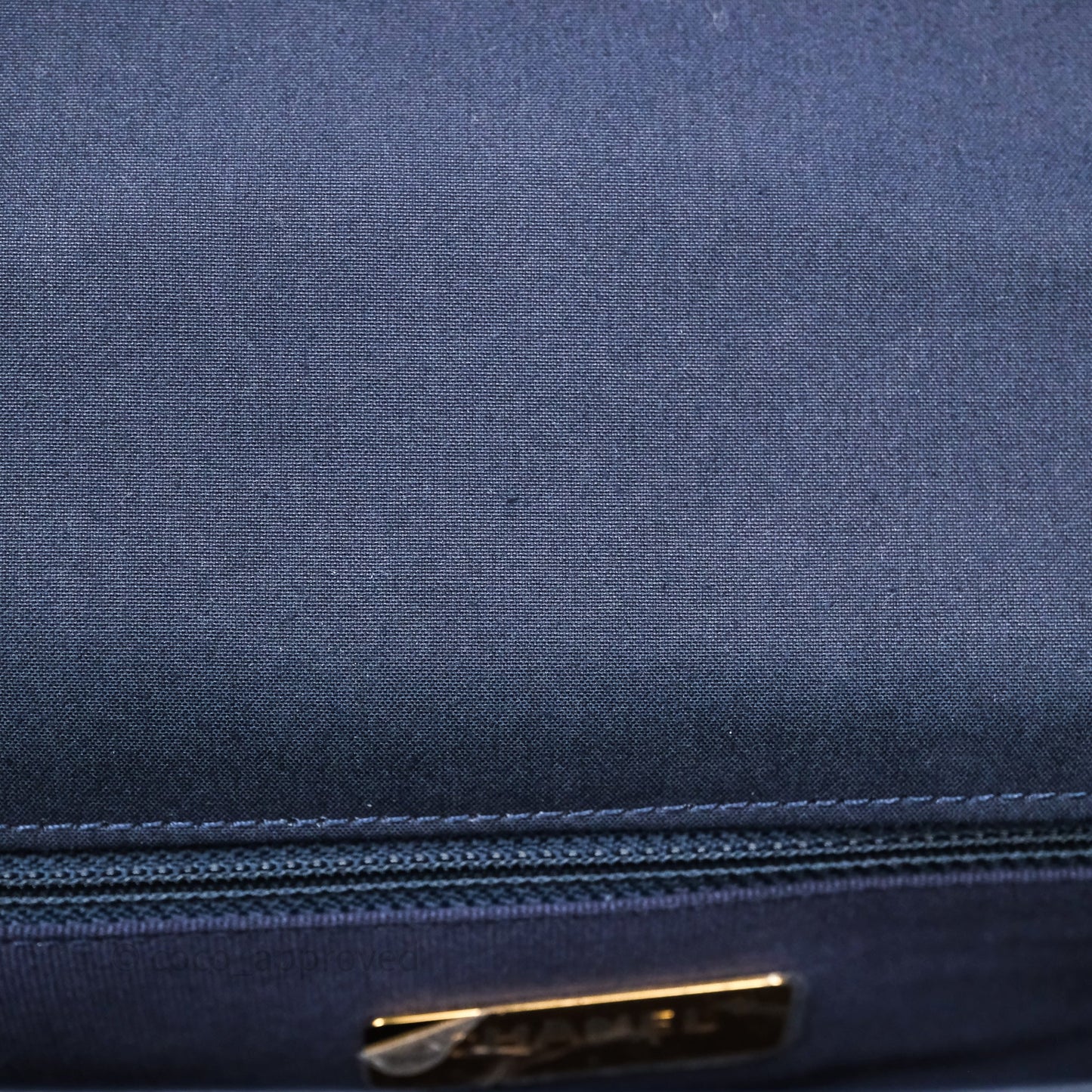 Chanel 19 Small Dark Navy Fabric Mixed Hardware
