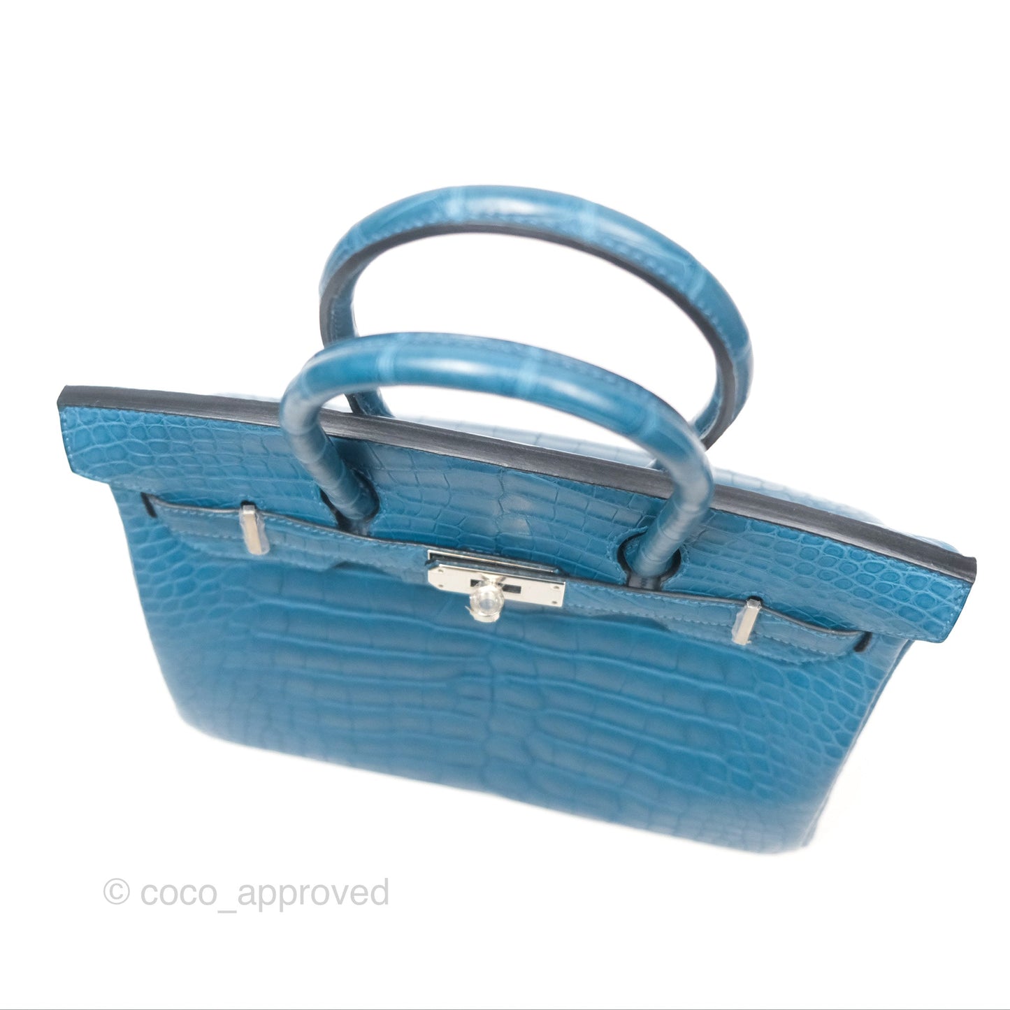 Hermès Birkin 30 Retourne Colvert Matte Niloticus Crocodile Palladium Hardware