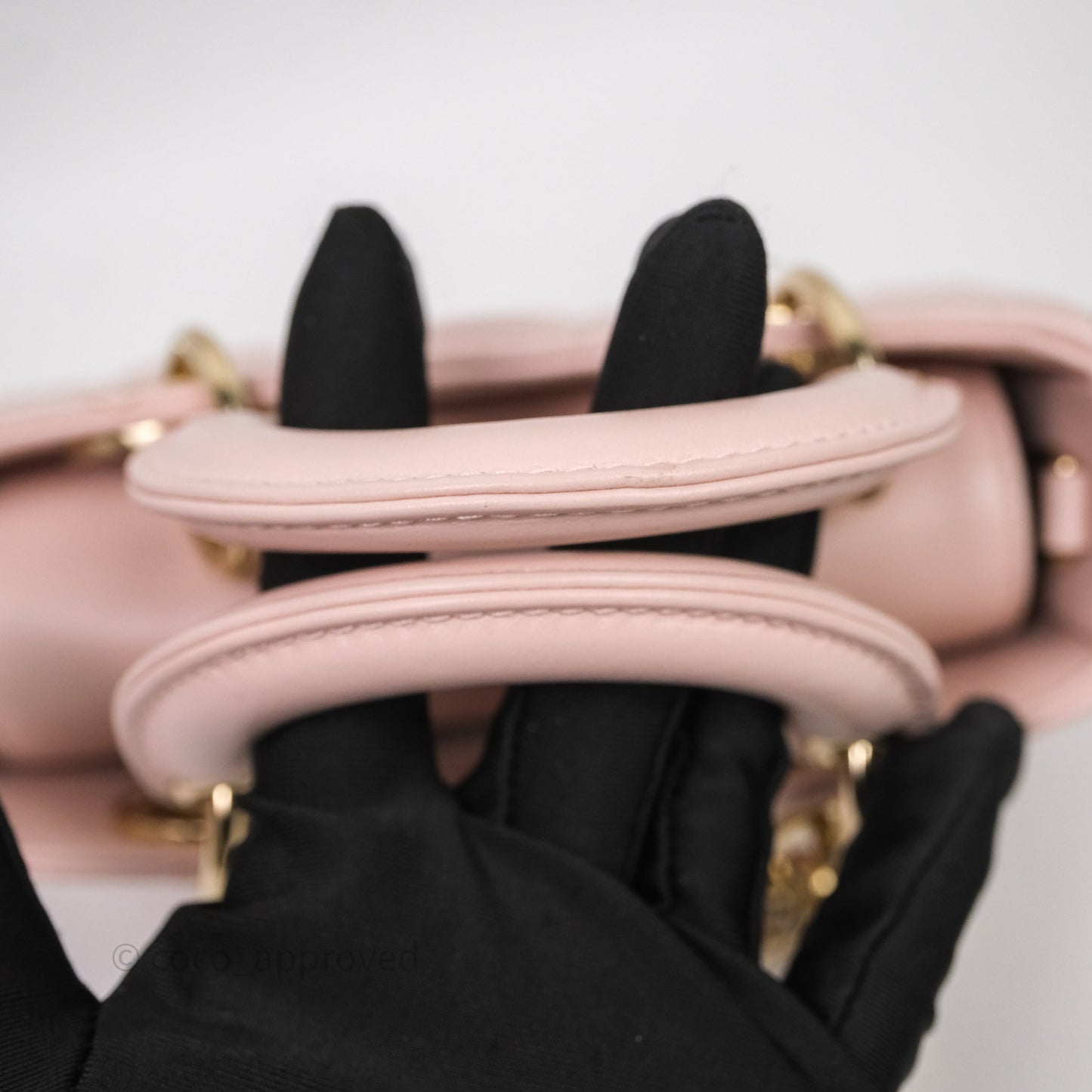 Dior Micro Lady D-Joy Bag Powder Pink Cannage Lambskin